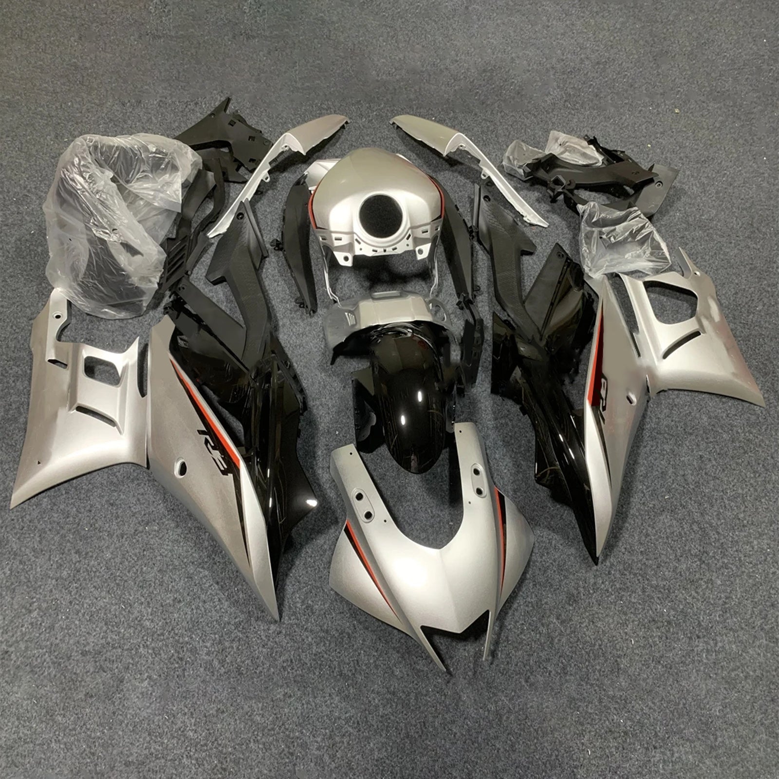 2022-2023 Yamaha YZF-R3 R25 Injection Fairing Kit Bodywork Plastic ABS