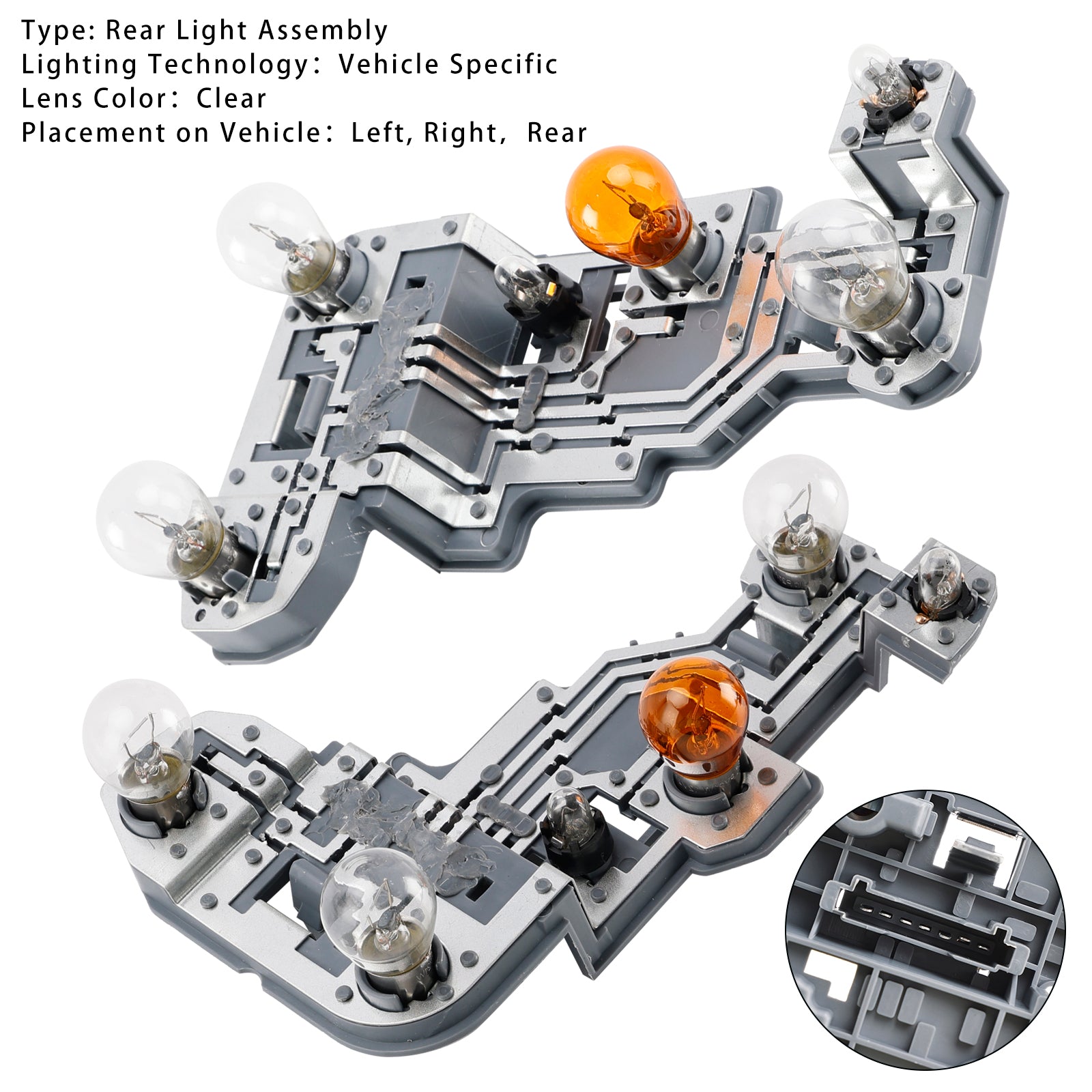 2007-2010 Mercedes-Benz S204 C Estate LH+RH Držiteľ zadných žiaroviek A2048201700