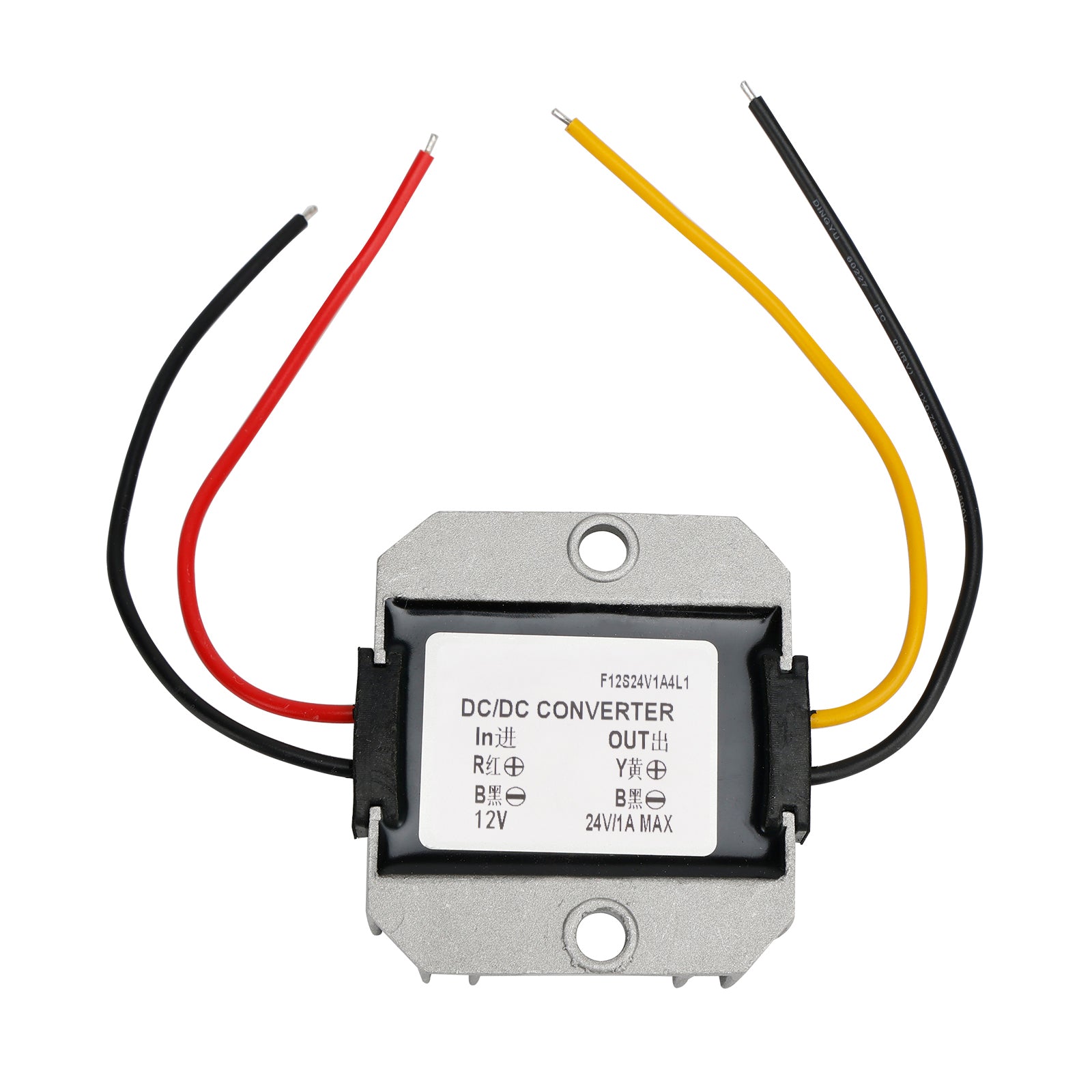 Régulateur d'alimentation de convertisseur DC/DC étanche 1A, 12V, jusqu'à 24V
