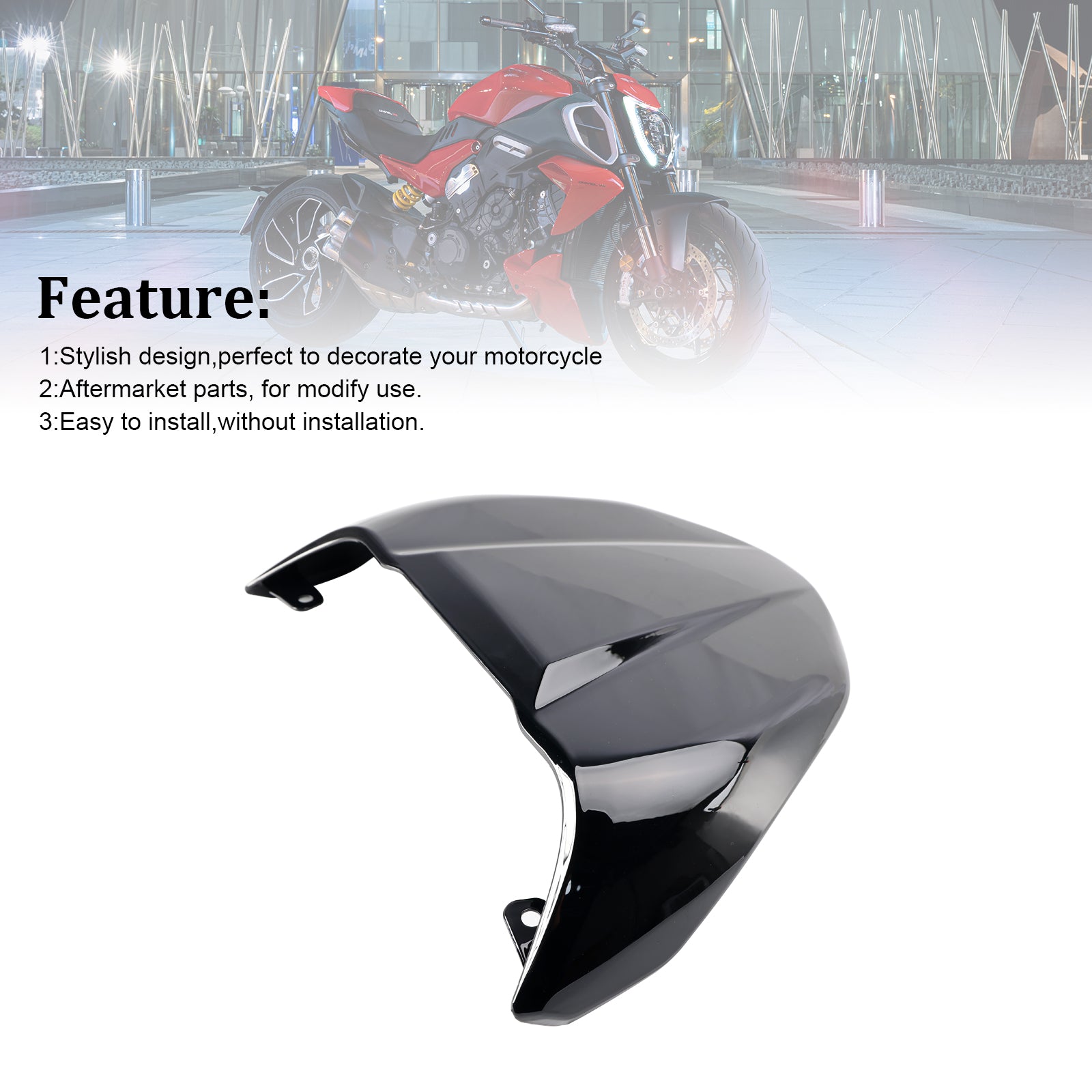 Capot de carénage de couverture de siège arrière Ducati Diavel V4 2023-2024