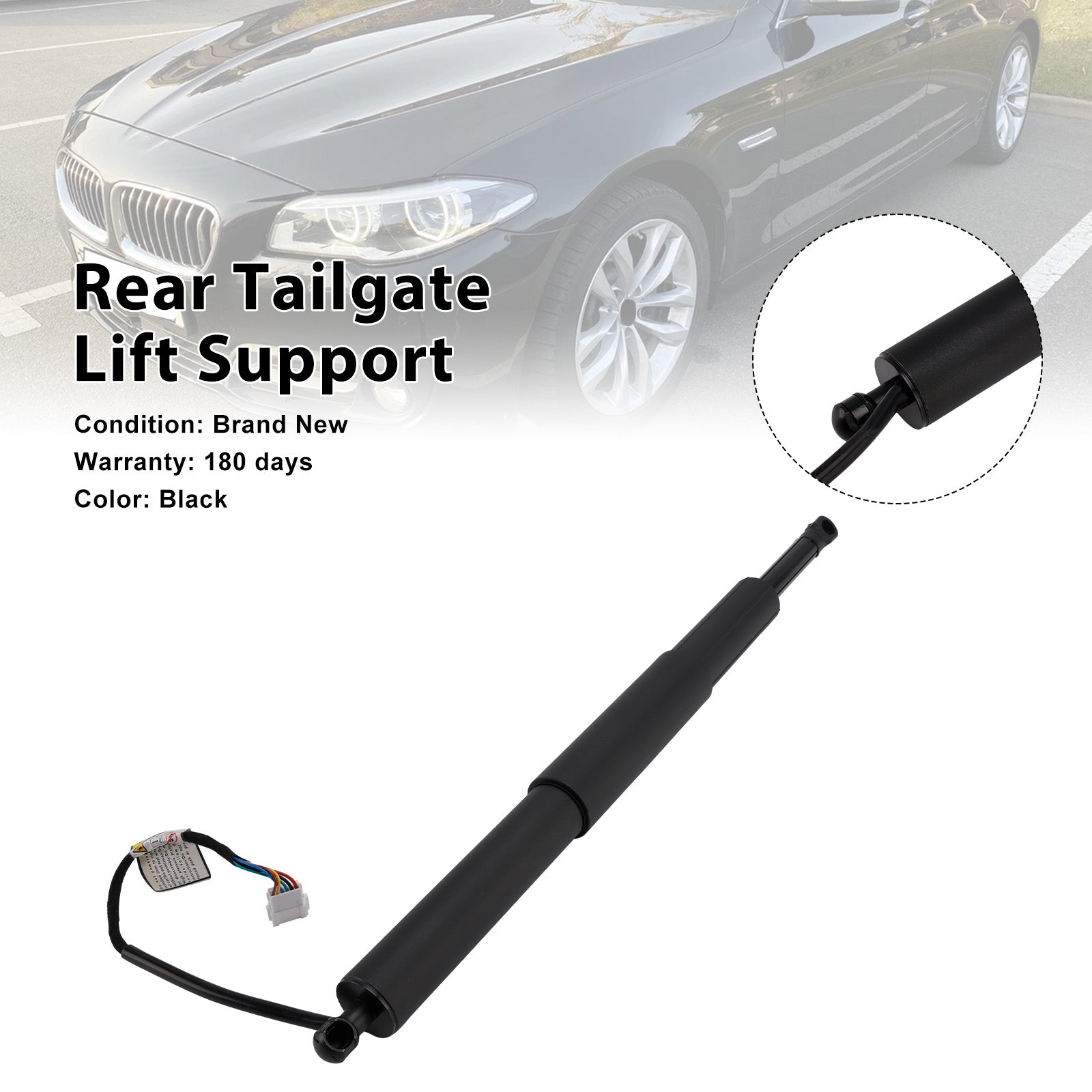 51247207015 1× Rear Electric Tailgate Gas Strut For BMW 5er Touring F11 550i 2010/09-2017/02 4.4L