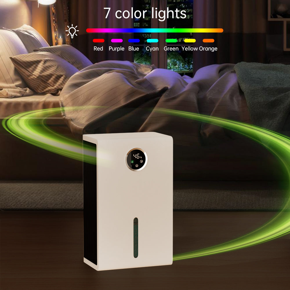 Deshumidificador silencioso de 120 oz & Purificador de aire para 1000 sq.ft Hogar