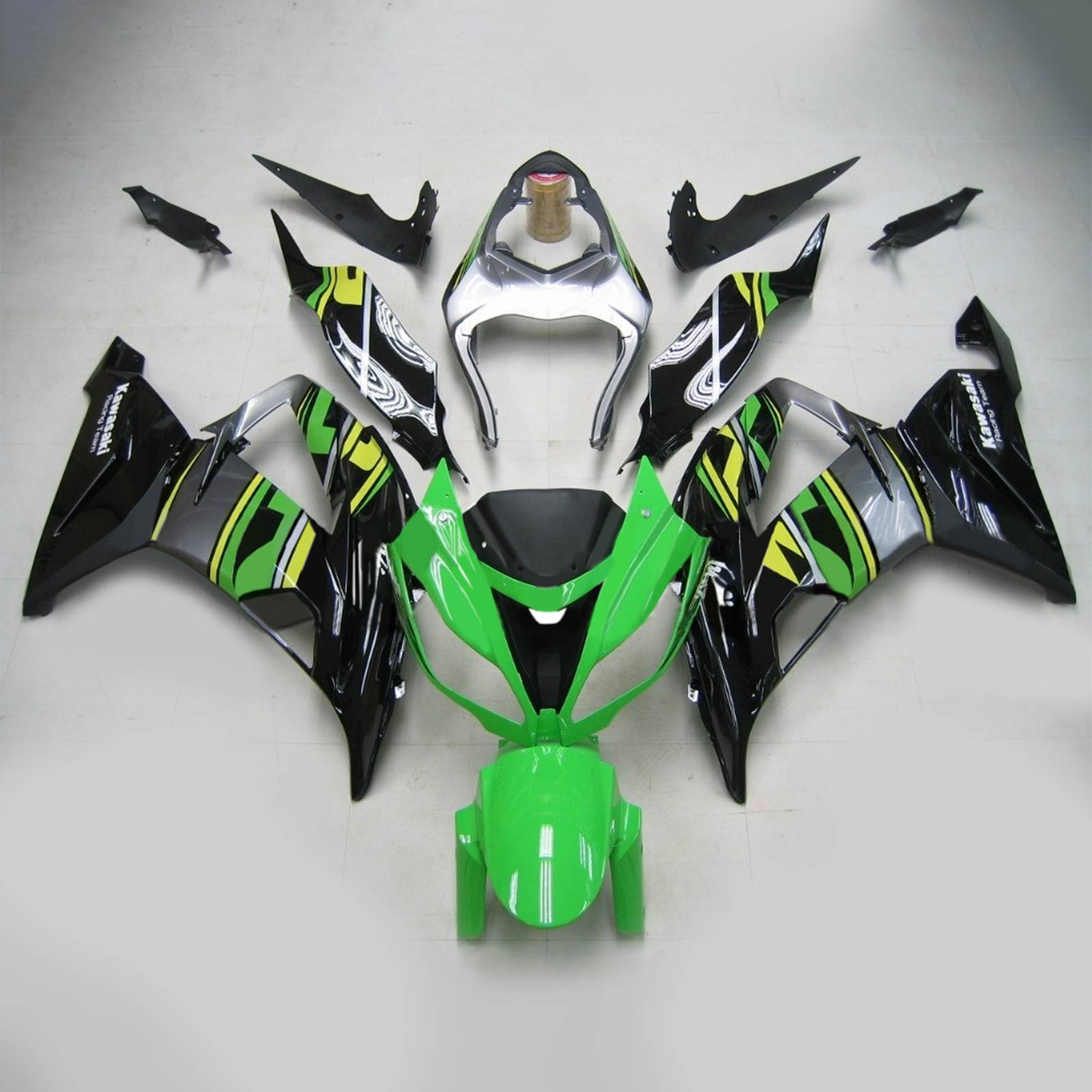 2013-2018 KAWASAKI ZX6R 636 AMOTOPART INJEKTION FAIRING KIT BOODYWORK ABS #111