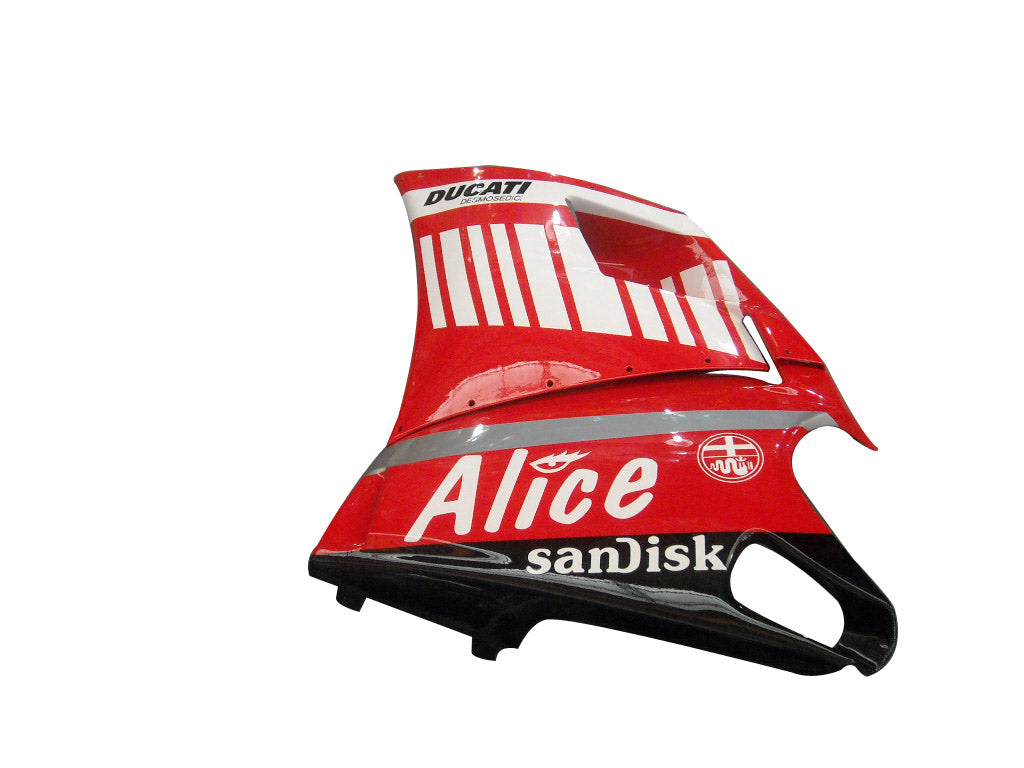 1996-2002 Ducati 996/748 Red Alice Bodywork Fairing ABS Injection Mold 8# Generic