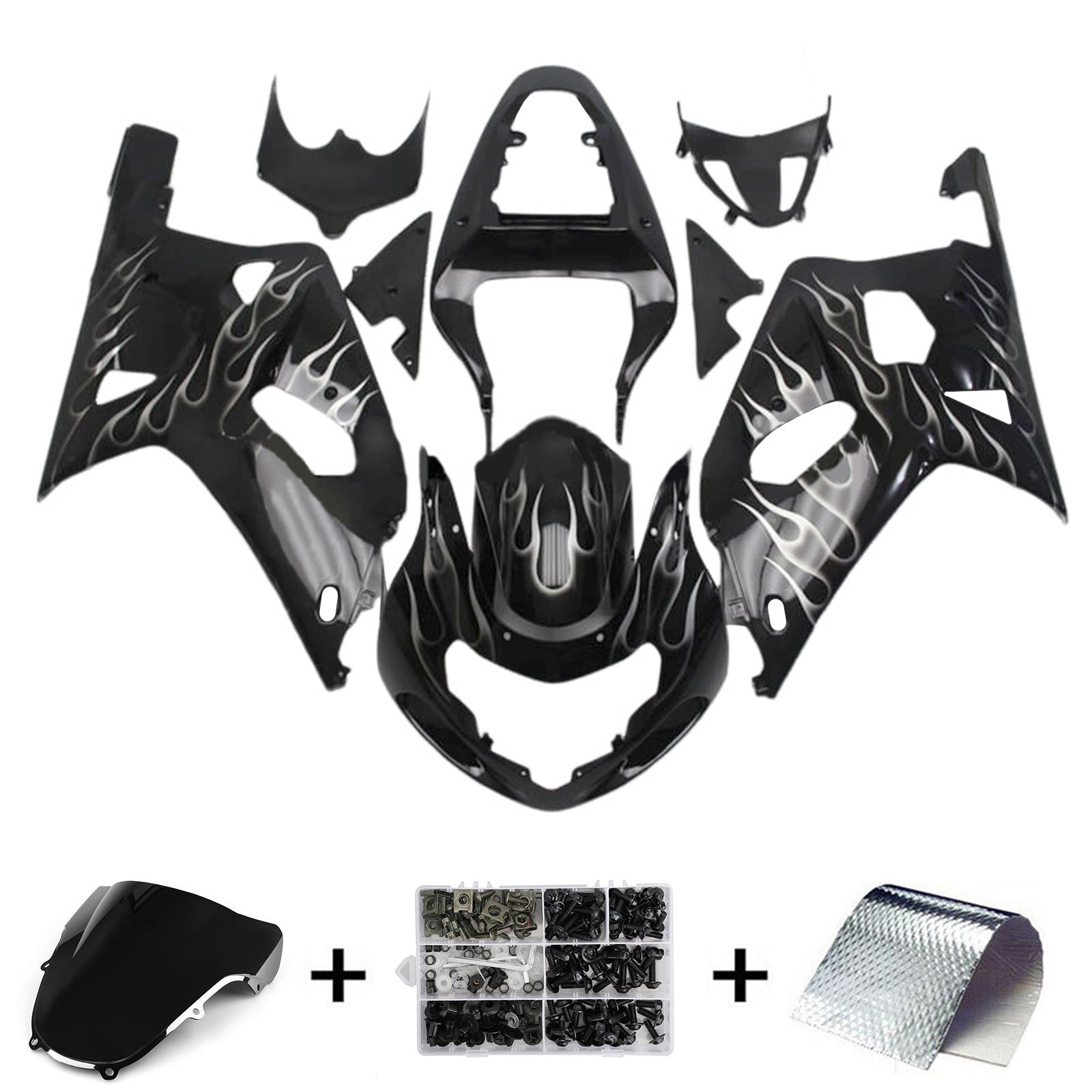 2001-2003 Suzuki GSXR600 2000-2003 GSXR750 K1 Injection Fairing Kit Bodywork