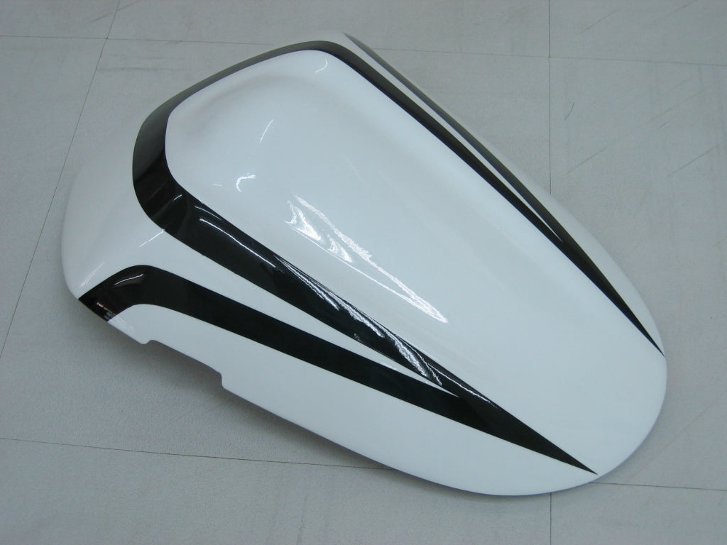 2005-2006 GSXR1000 White Black Bodywork Fairing ABS Injection Molded Plastics Set Generic