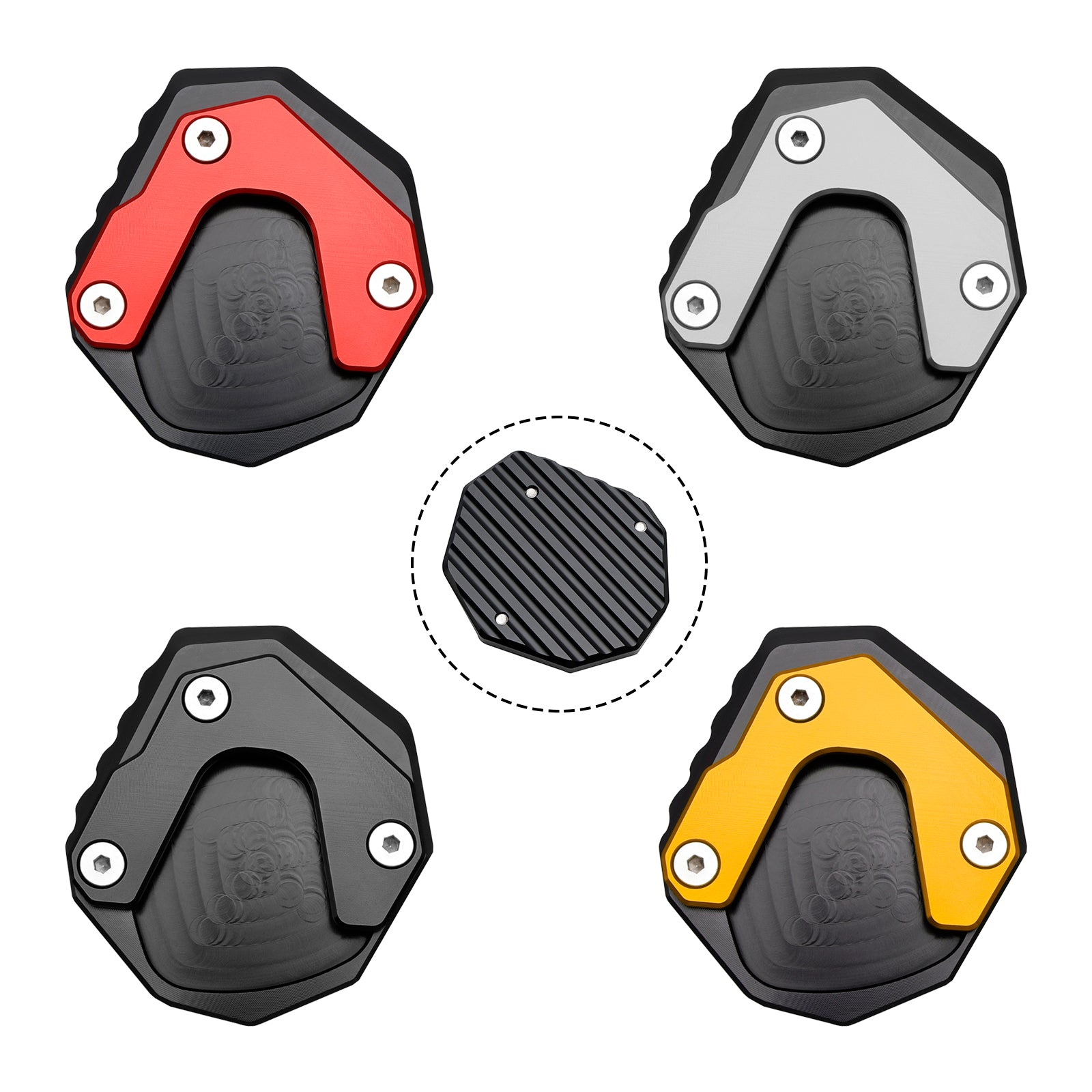 2023-2024 Kickstand Enlarge Plate Pad fit for Honda XL 750 Transalp CB750 Hornet