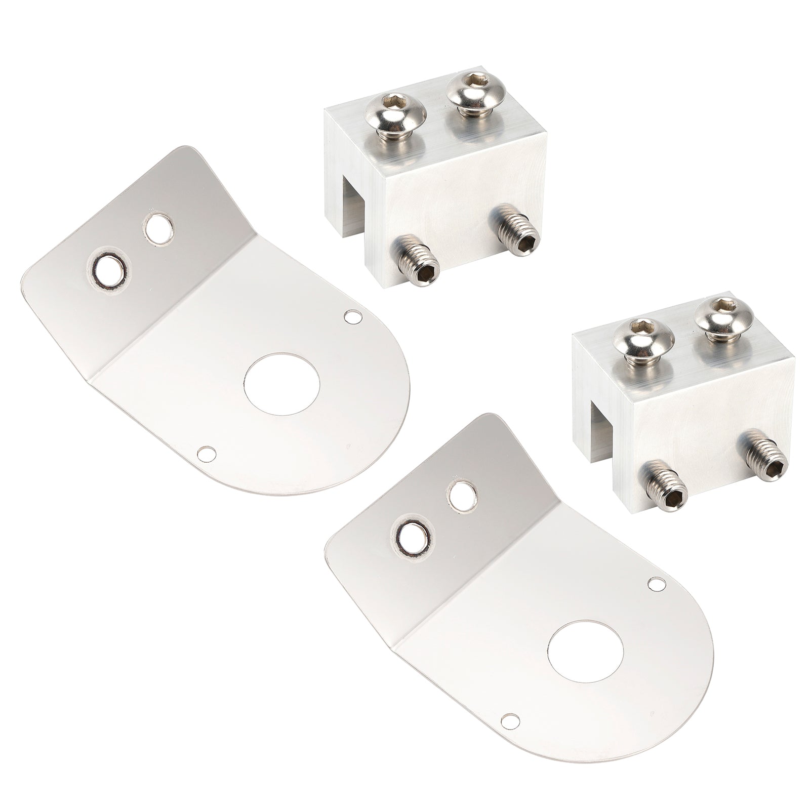 45 Degree Watermelon Light Mount Frame Bracket Angled Clamp Stainless Steel