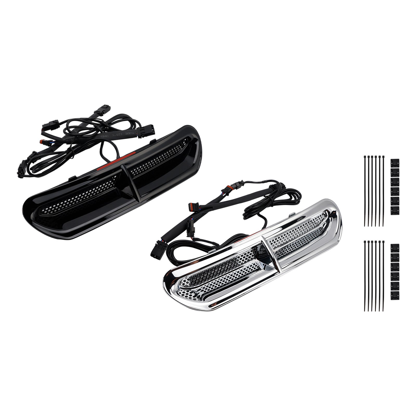 Front Fairing Air Vent LED Light For Touring Street Glide 2014-2024