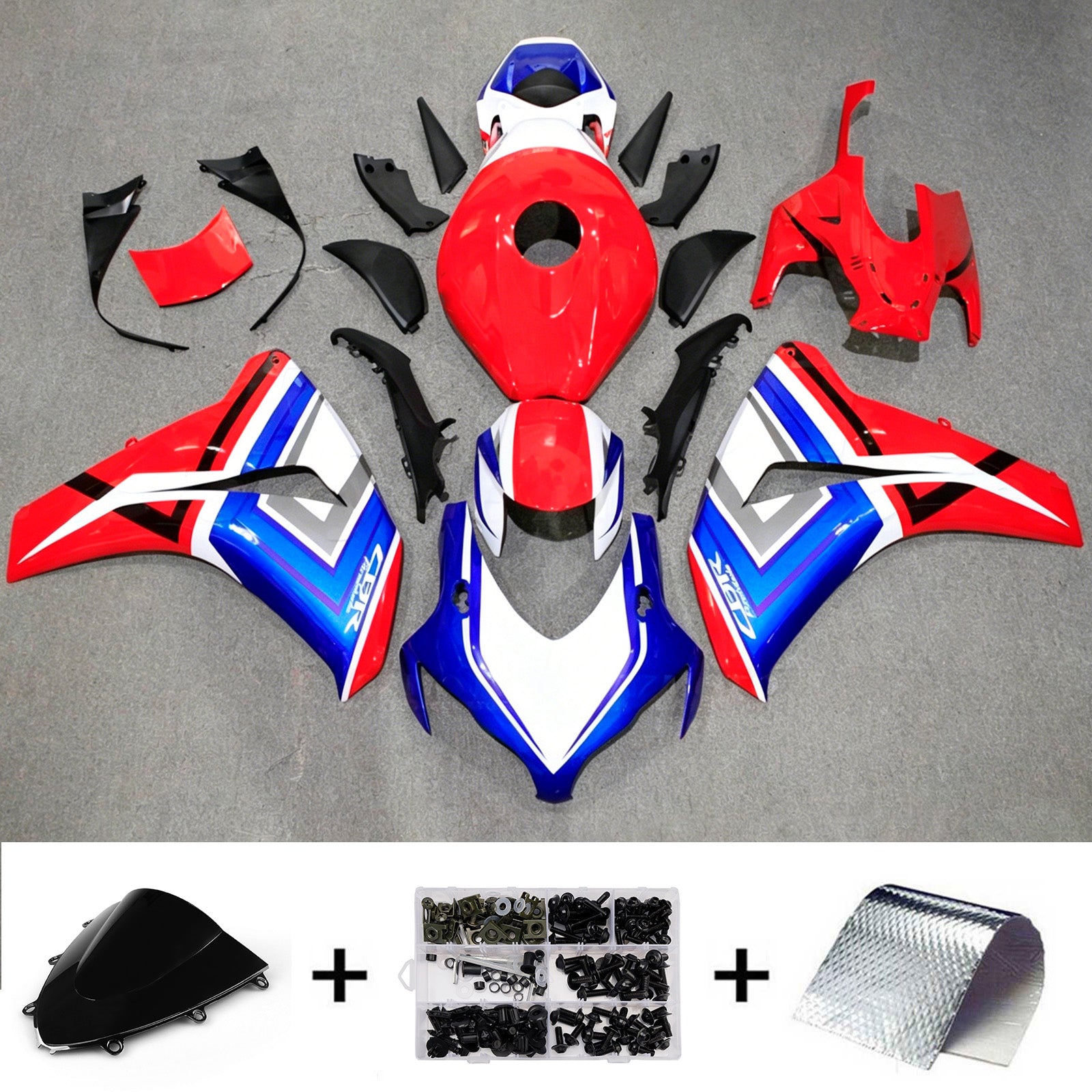 Injection Fairing Kit Bodywork Plastic ABS For Honda CBR1000RR 2008-2011