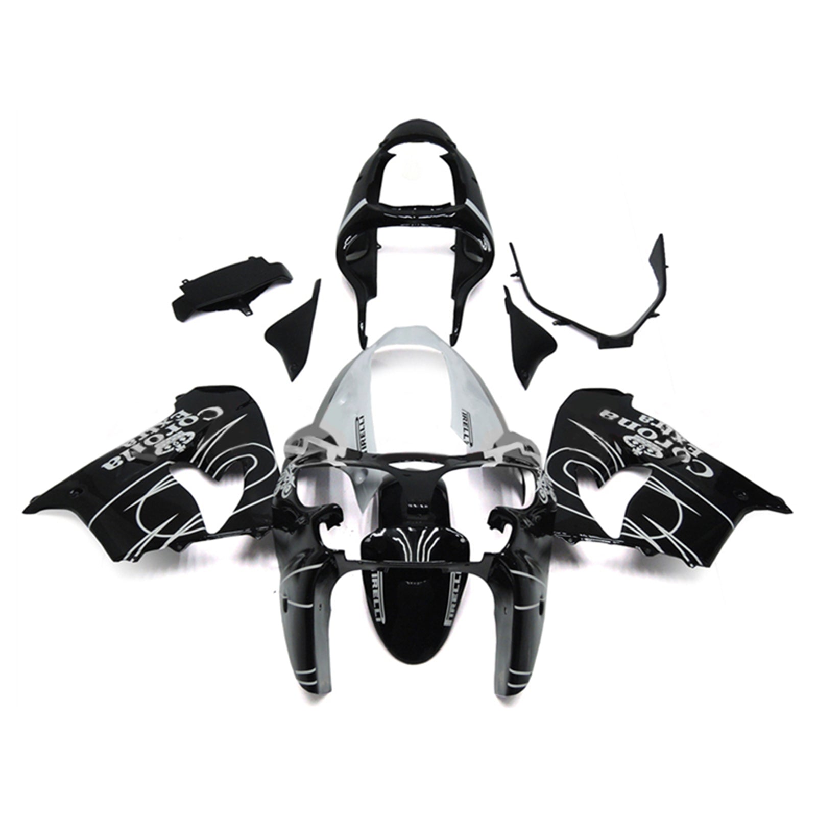 2002-2003 kawasaki zx9r injection de carénage kit de carrosserie en plastique ABS # 128