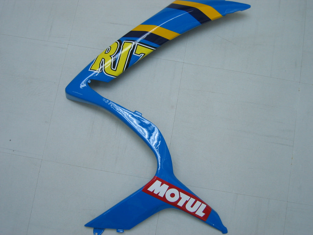 2006-2007 Suzuki GSXR 600 750 blauwe Rizla Racing stroomlijnkappen algemeen