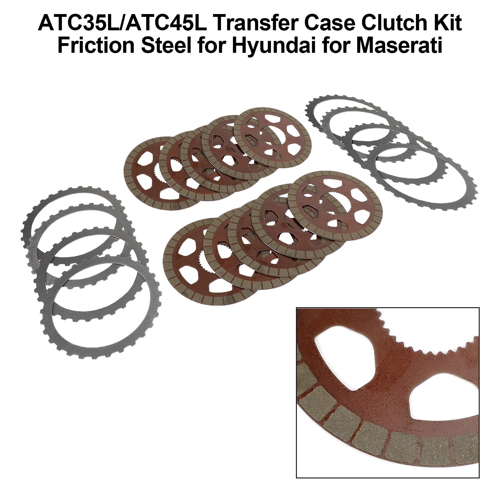 Hyundai & Maserati ATC35L/ATC45L Tussenbakkoppelingsset Frictiestaal