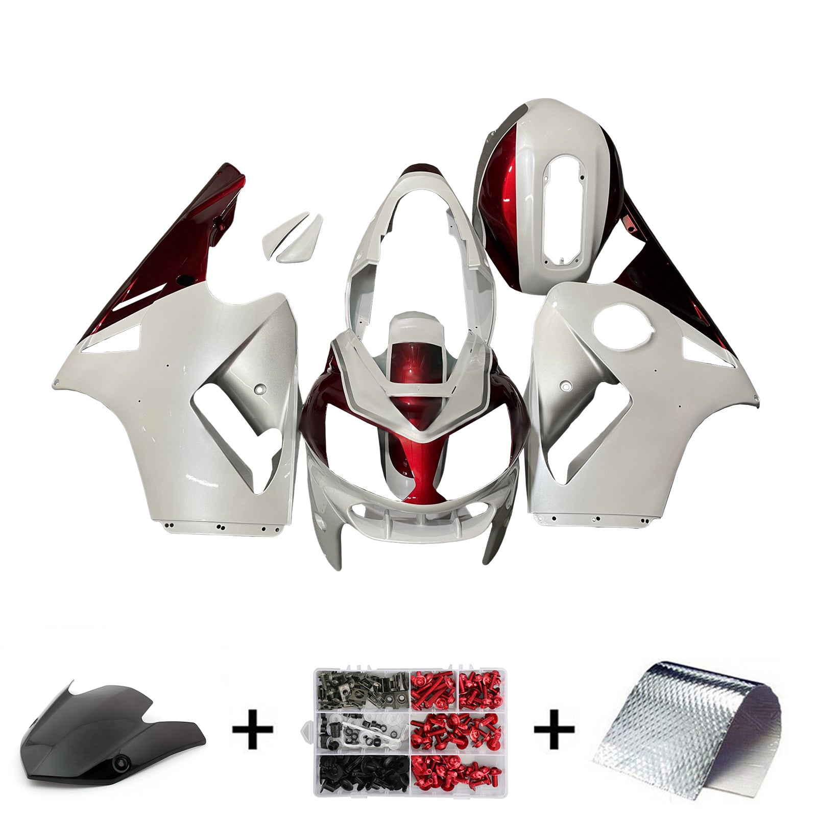 Injection Fairing Kit Bodywork Plastic ABS fit For Kawasaki ZX12R 2002-2005