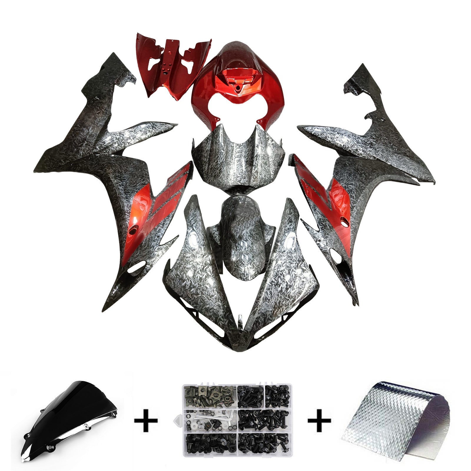 Injection Fairing Kit Bodywork Plastic ABS For Yamaha YZFR1 YZF-R1 2004-2006