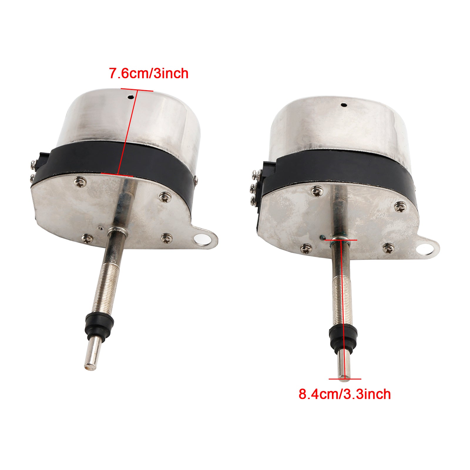 Pair of Stainless Windshield Wiper Motor Hot Street Rod for Jeep for Ford