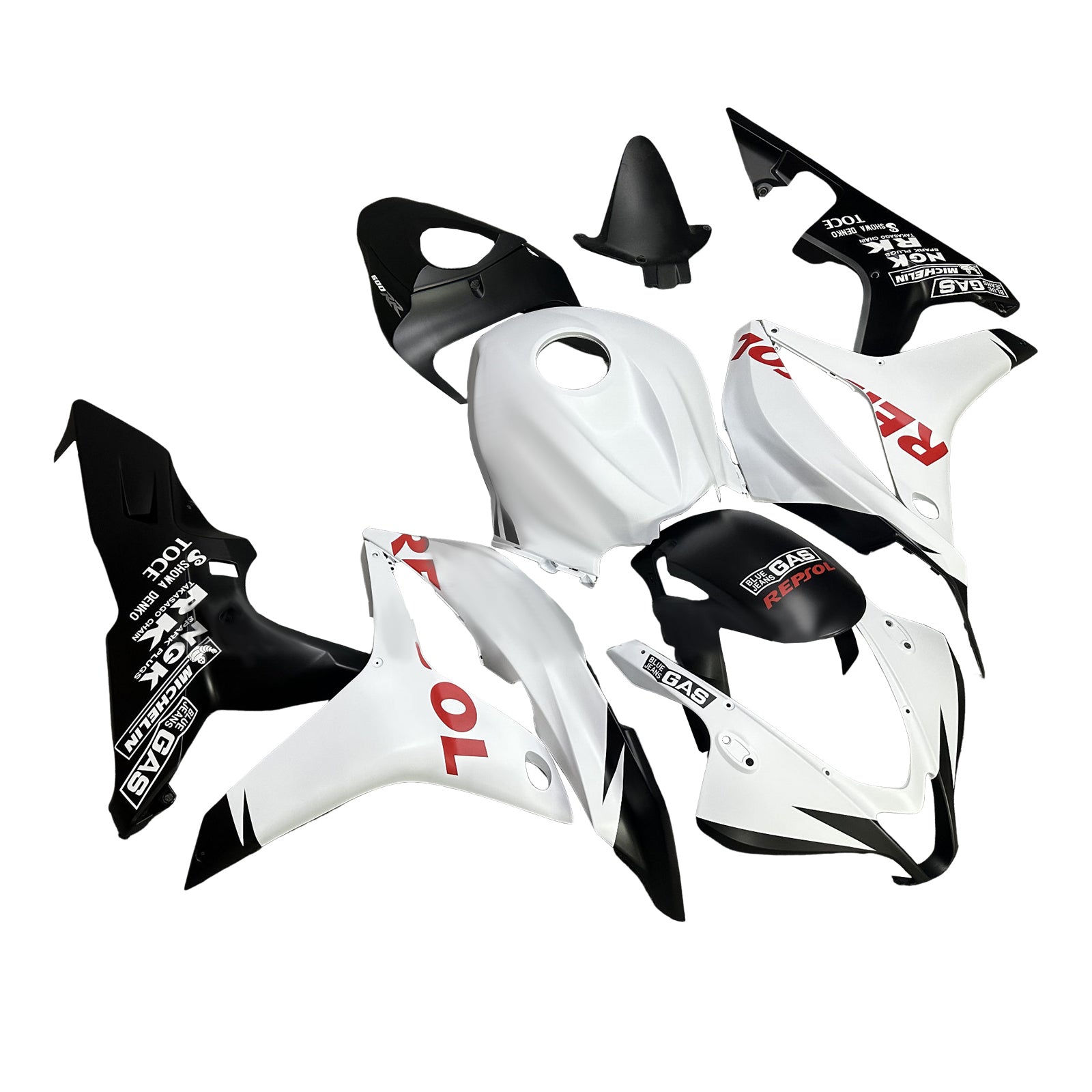 Injektionsmässa Kit Bodywork Plastic ABS för Honda CBR600RR 2007-2008 F5