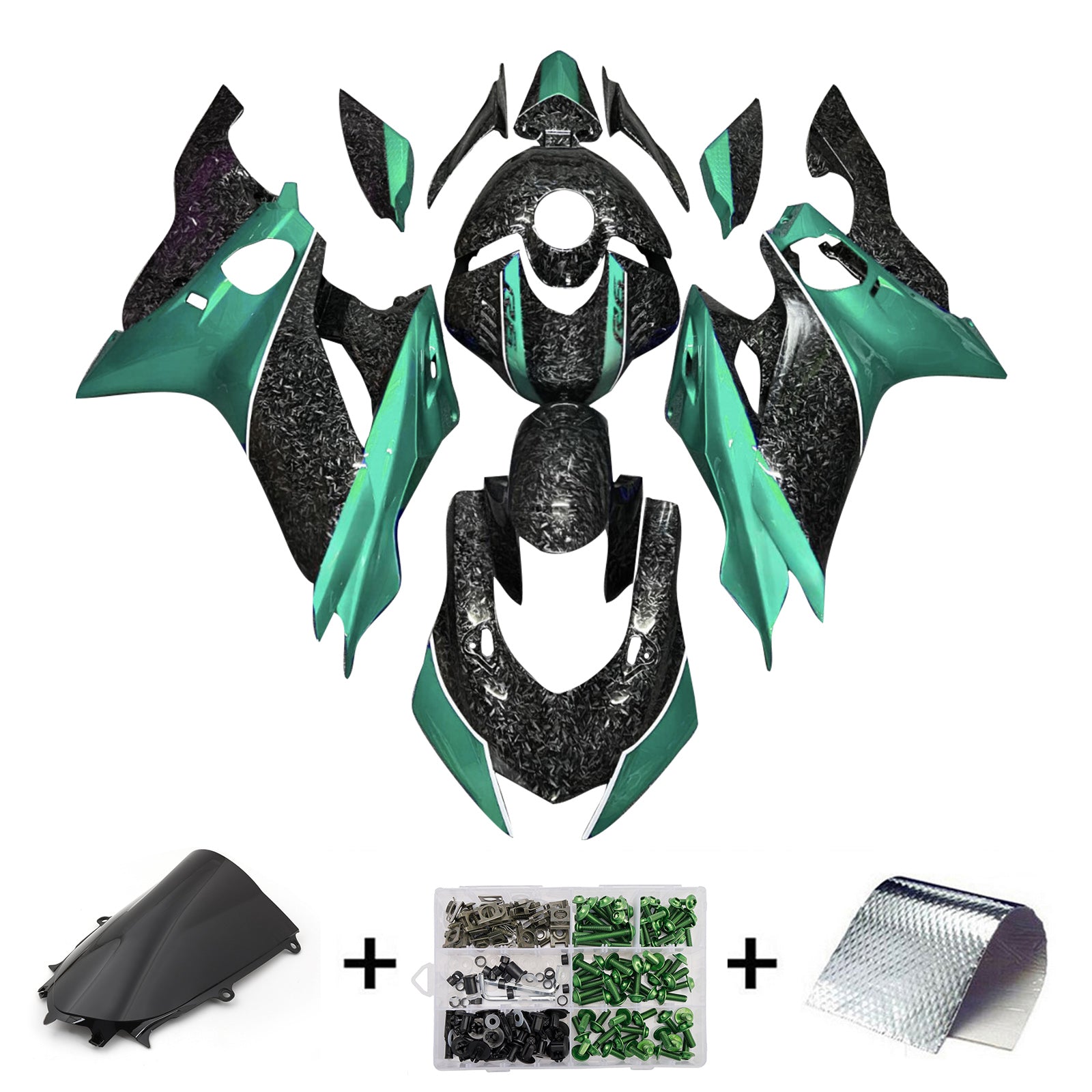 Injection Fairing Kit Bodywork Plastic ABS fit For Yamaha YZF-R6 2017-2023