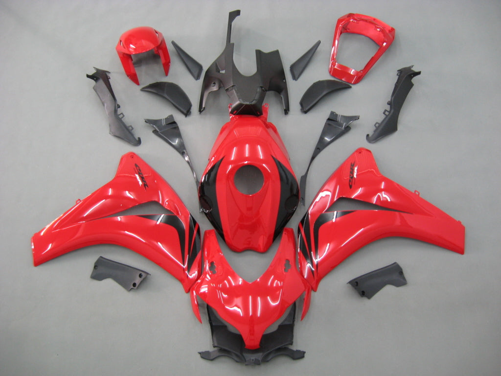 2008-2011 Honda CBR1000 RR Red & Black CBR Racing Fairings Generic