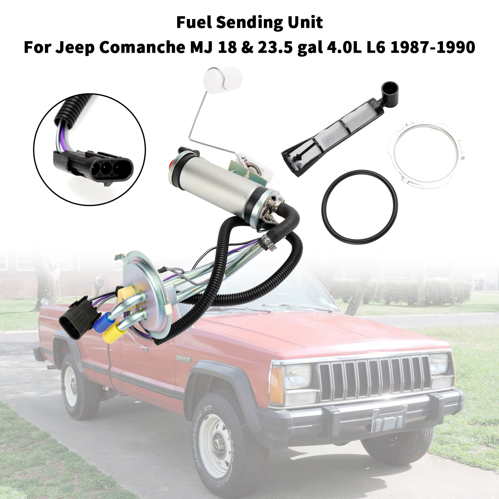 Unité d'envoi de réservoir d'essence avec F.I. Avec la pompe à carburant pour Jeep Comanche MJ 1987-1990