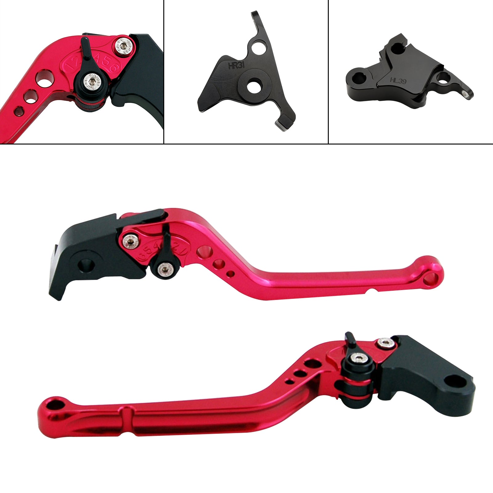 Palanca de freno de embrague larga apta para CFMOTO 450SS 450SR 21-23 450NK 23-24