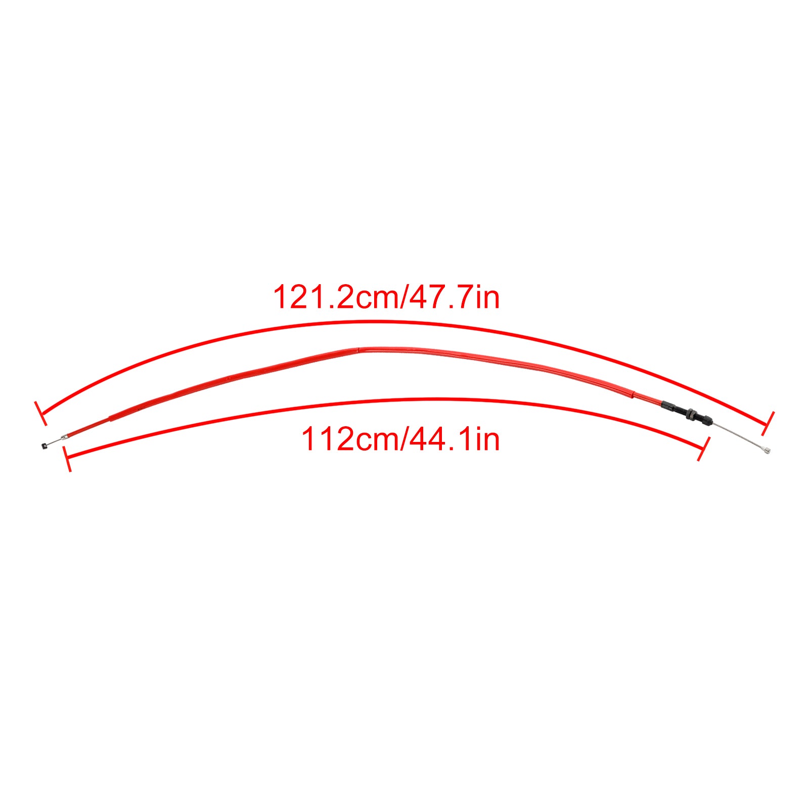 2017-2024 Yamaha R6 motorfiets koppelingskabel vervangend rood