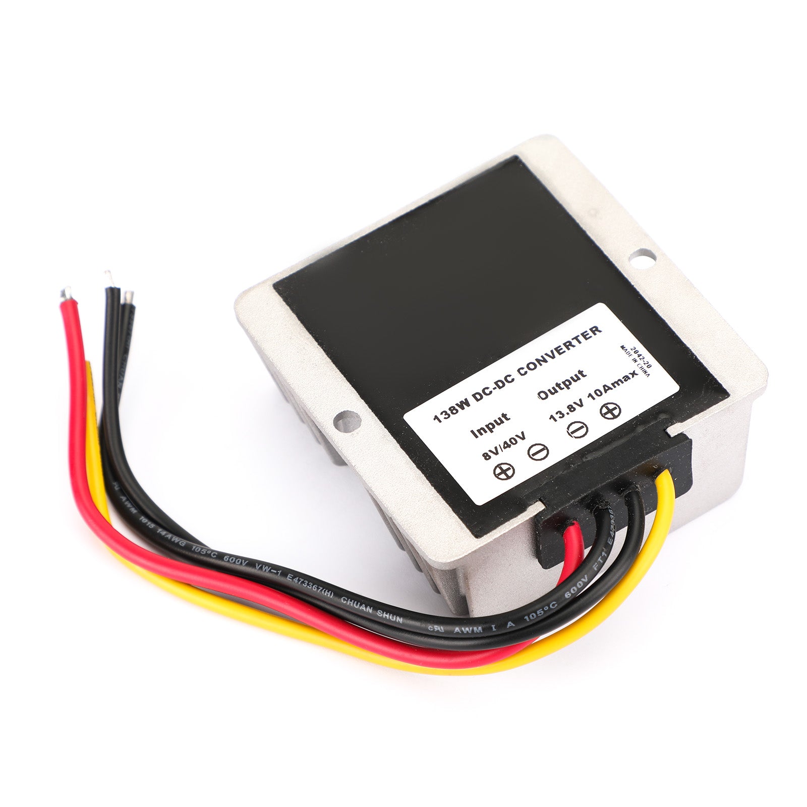 Areyourshop DC 9V-36V til 13,8V 10A 138W Step Up/Down Power Regulator Converter Module