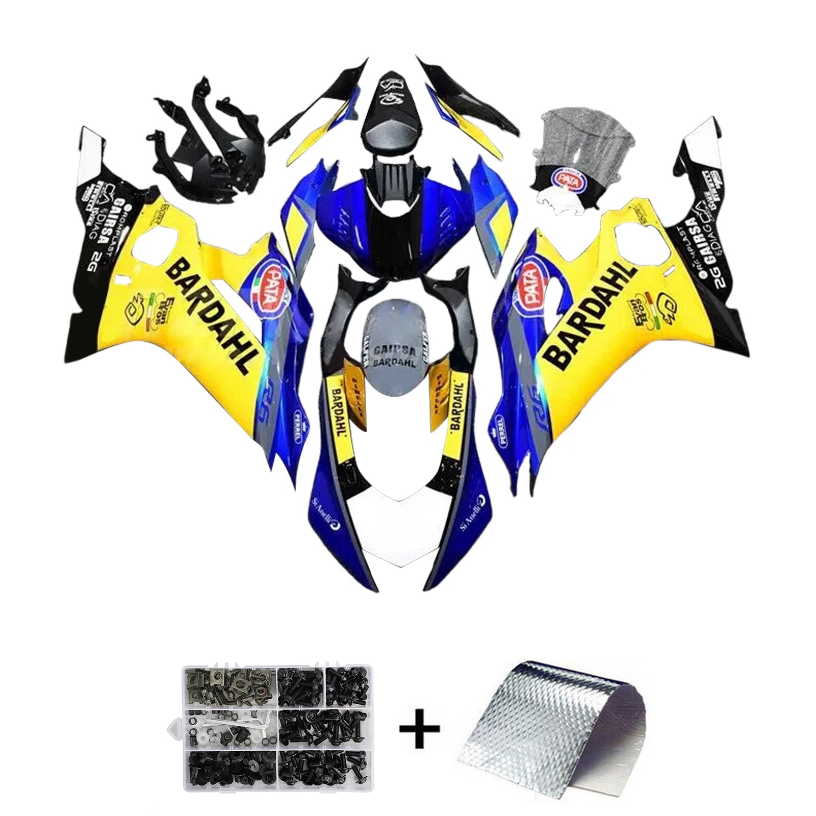 Kit de carénage d'injection Yamaha YZF-R6 2017-2023 carrosserie plastique ABS