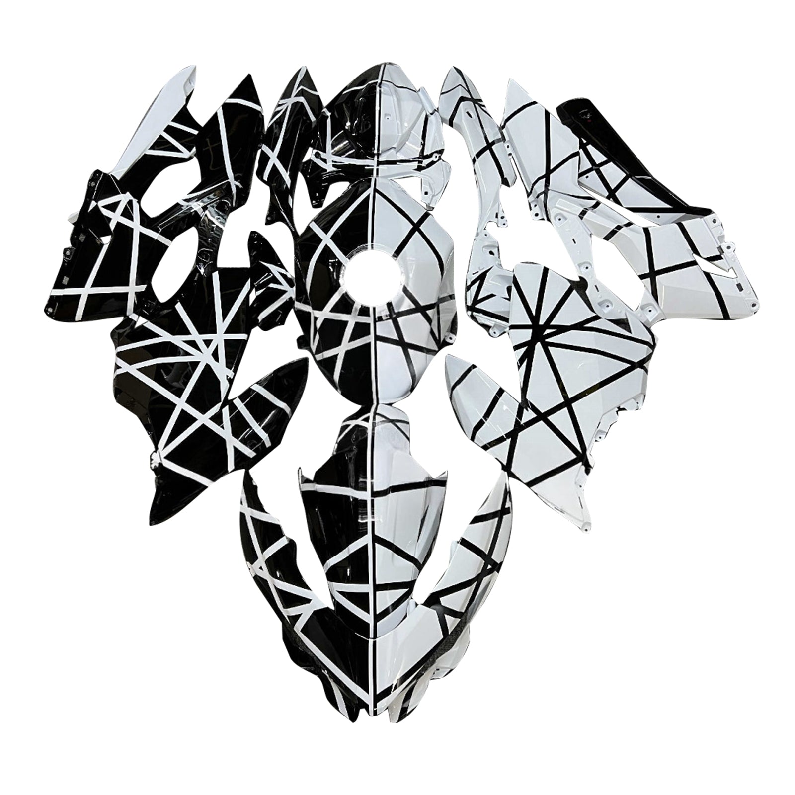 Injectiekuipset carrosserie kunststof ABS geschikt voor Kawasaki EX400 Ninja400 2018-2024