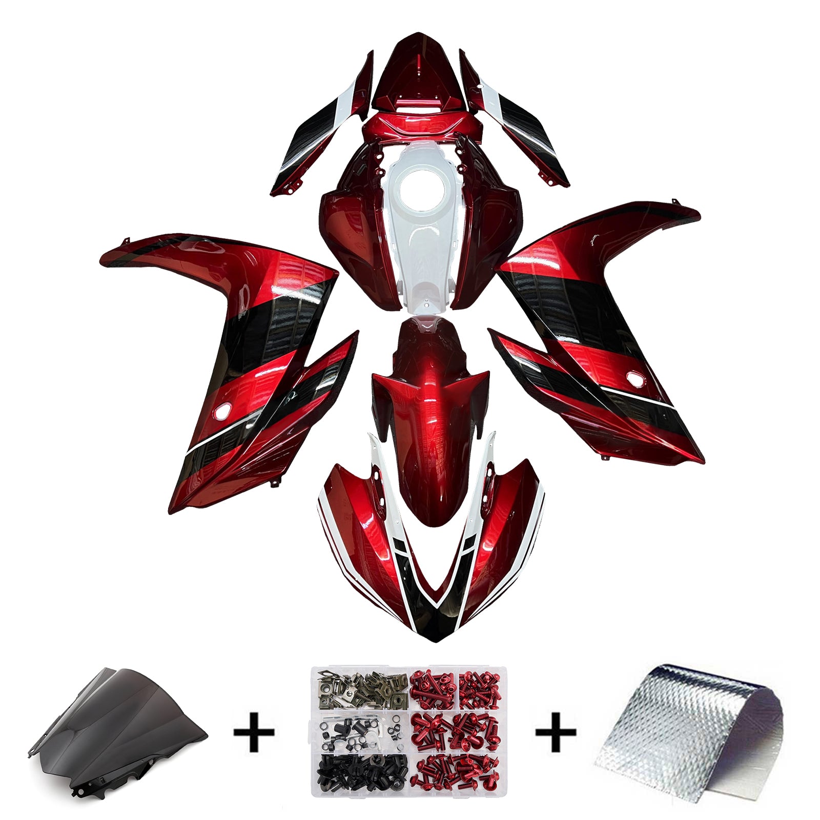 Injection Fairing Kit Bodywork ABS For Yamaha YZF-R3 2014-2018 R25 2015-2017