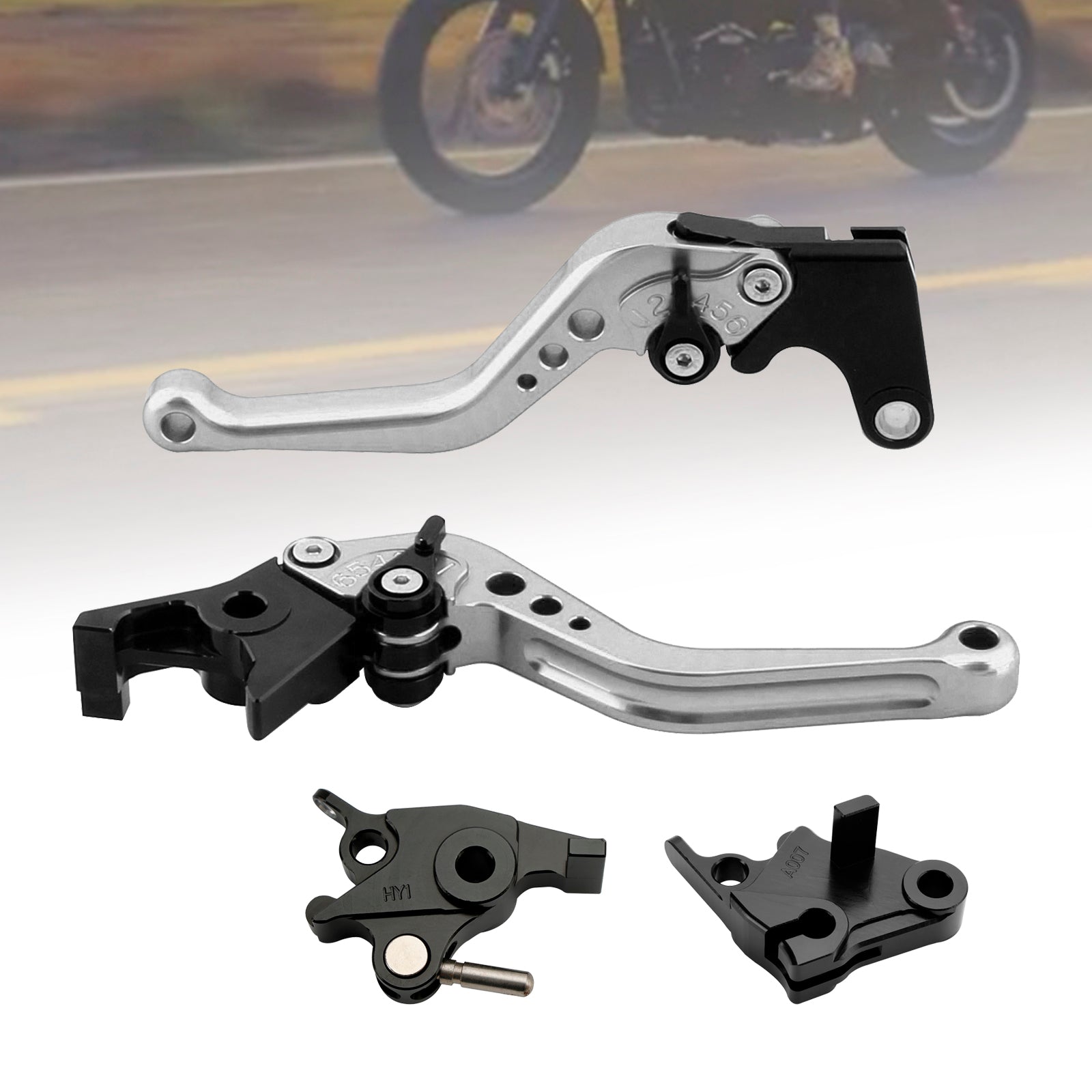 Ny kort kopplingsbromsspak Fit för CFMOTO 400NK 650NK 650MT 650GT 2020-21