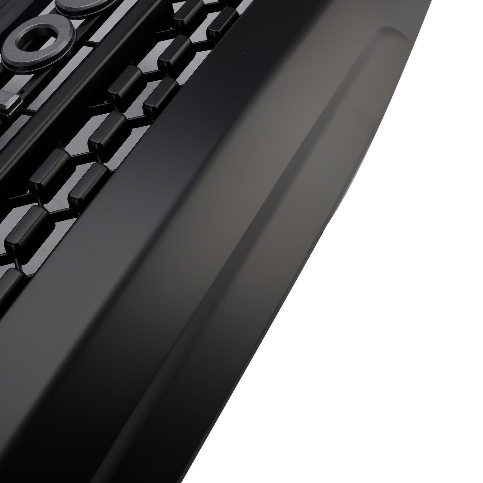 Matte Black Front Bumper Grill Grille Fit Toyota Sequoia 2008-2018 With Led