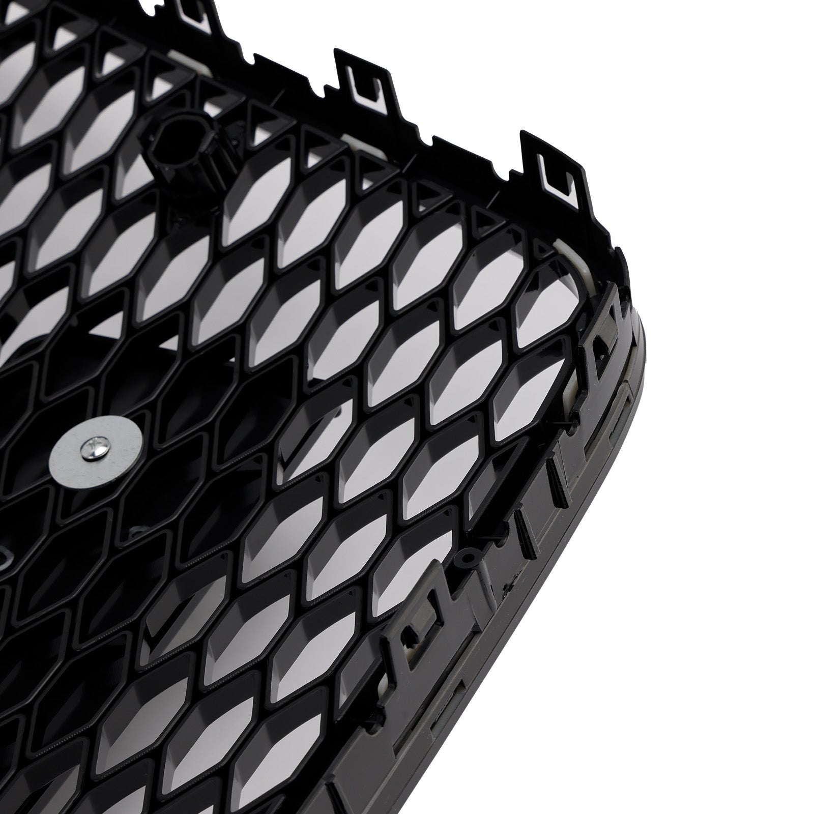 Front Bumper Radiator Vent Mesh Grille Grill For 2005-2015 Audi Q7 SQ7 Gloss Black