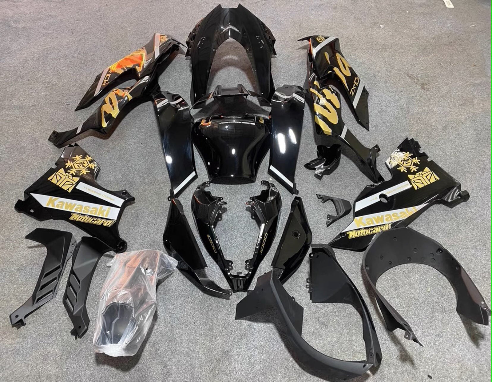 2021-2024 Kawasaki ZX-10R ZX-10RR Injection Fairing Kit Bodywork ABS