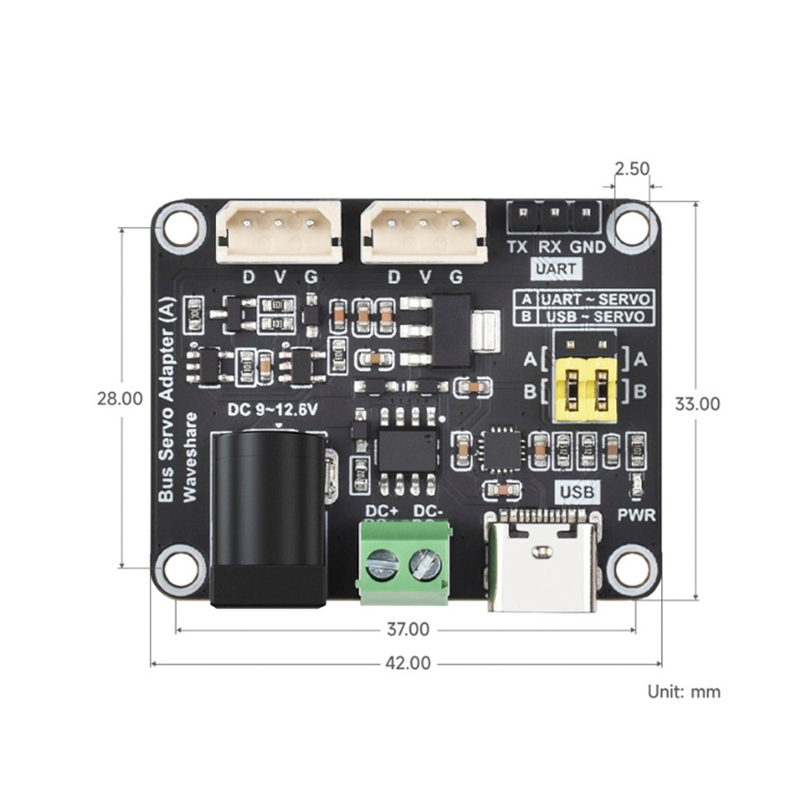 Raspberry Pi Seriële Bus Servo Driver Board Module USB/UART Communicatie ESP32