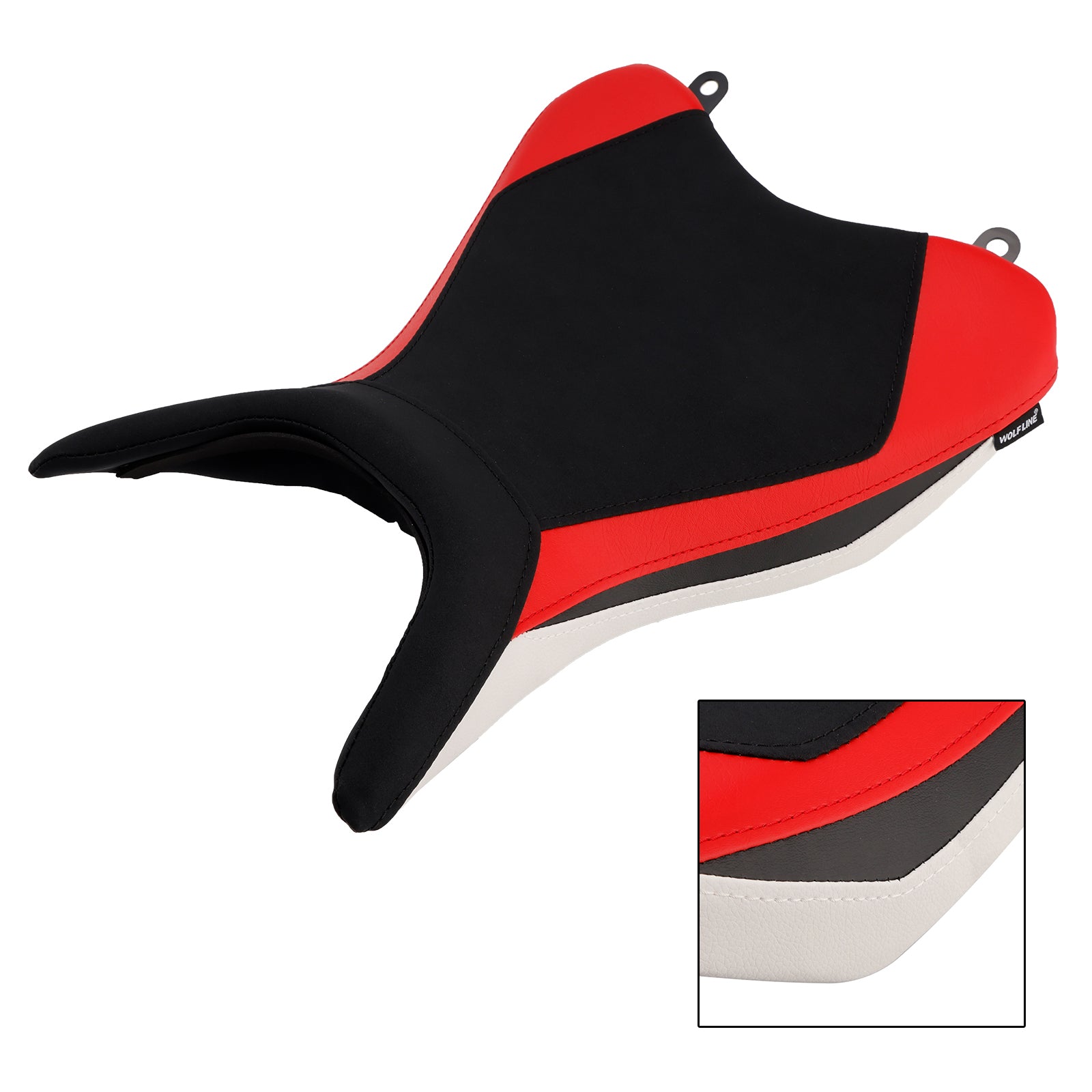2025+ Yamaha Yzf-R3 Mt-03 Coussin de siège avant Raider Pu Fit Rouge