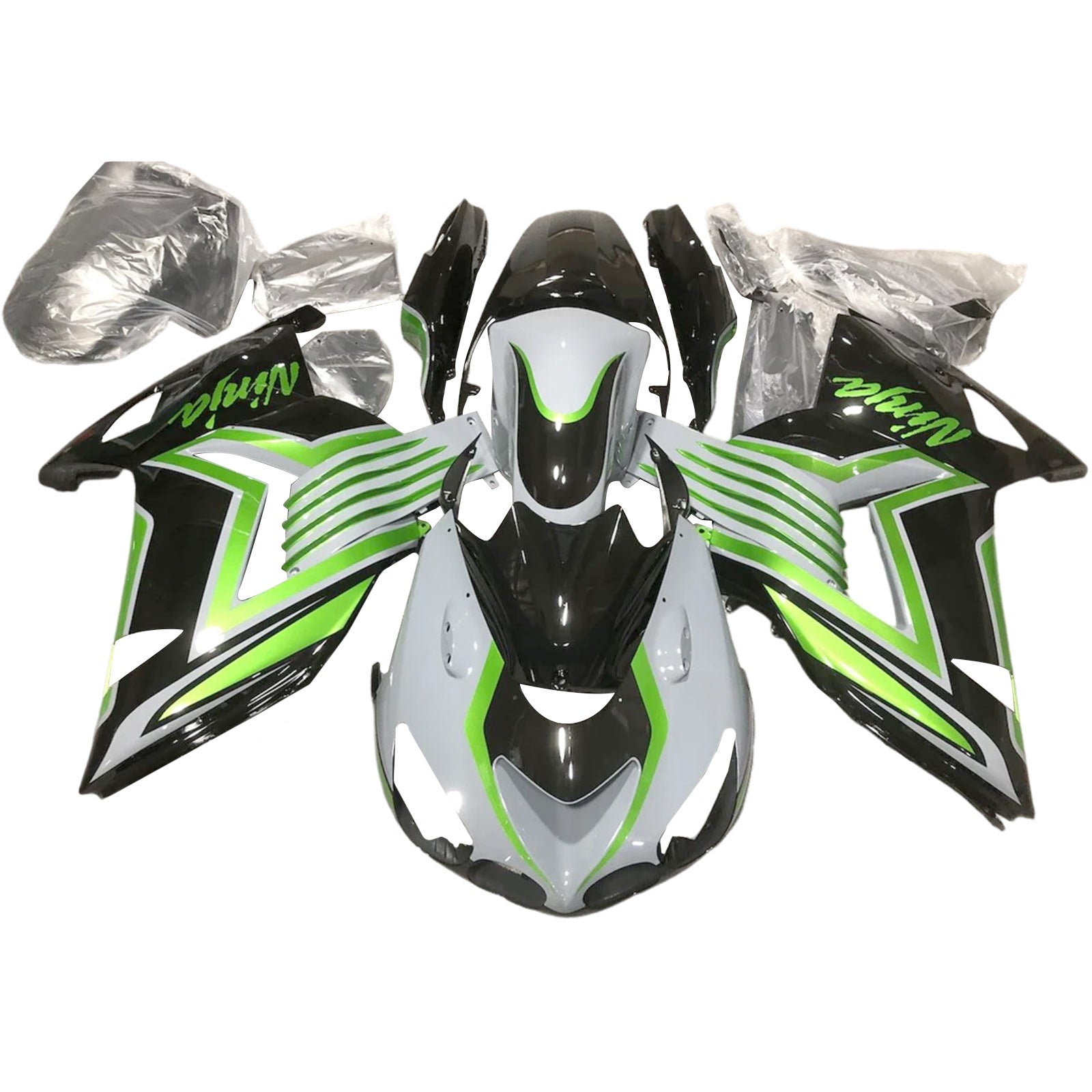 2006-2011 Kawasaki ZX14R ZZR1400 Injection Fairing Kit Bodywork