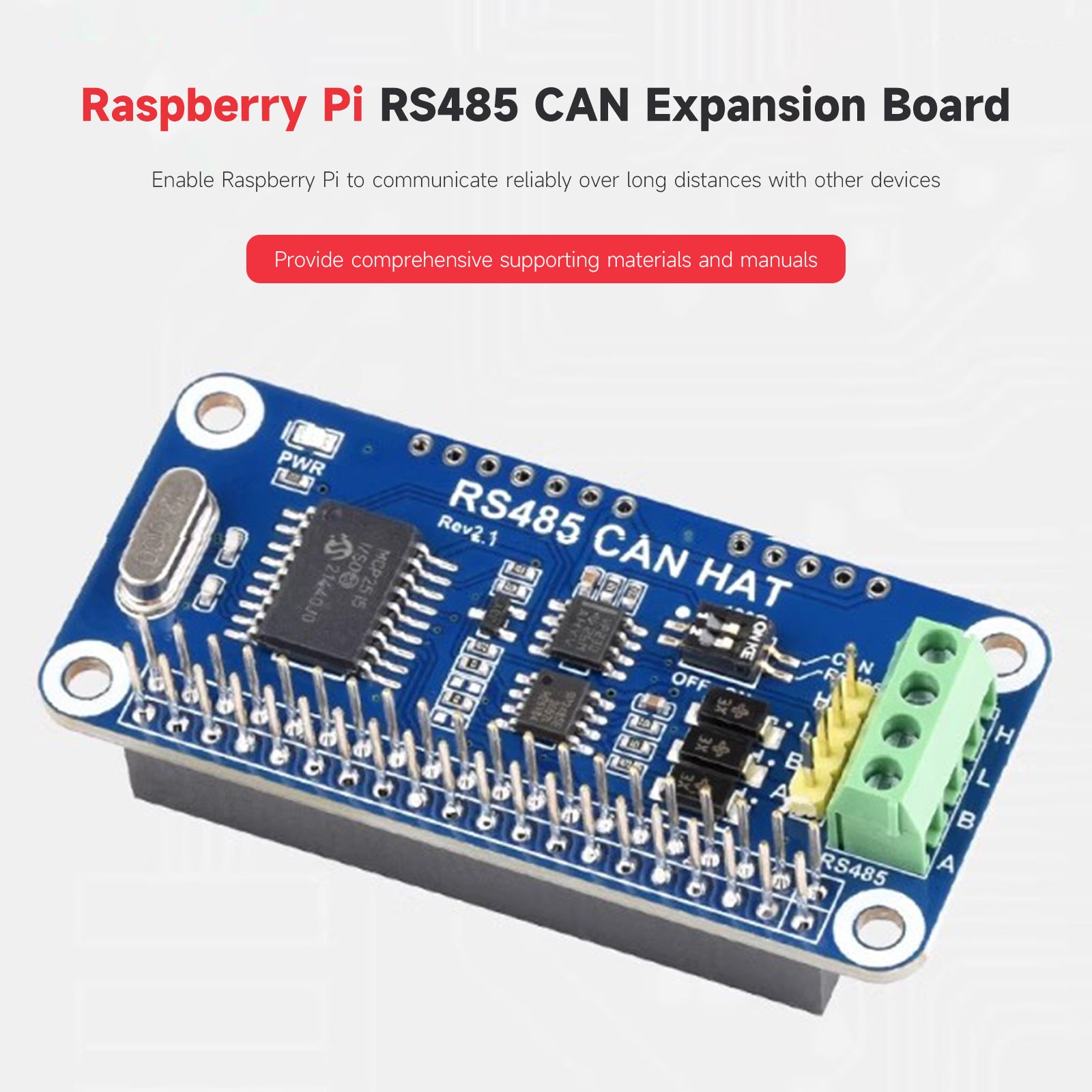 Raspberry Pi RS485 peut carte d'extension commutation automatique de l'état de l'émetteur-récepteur