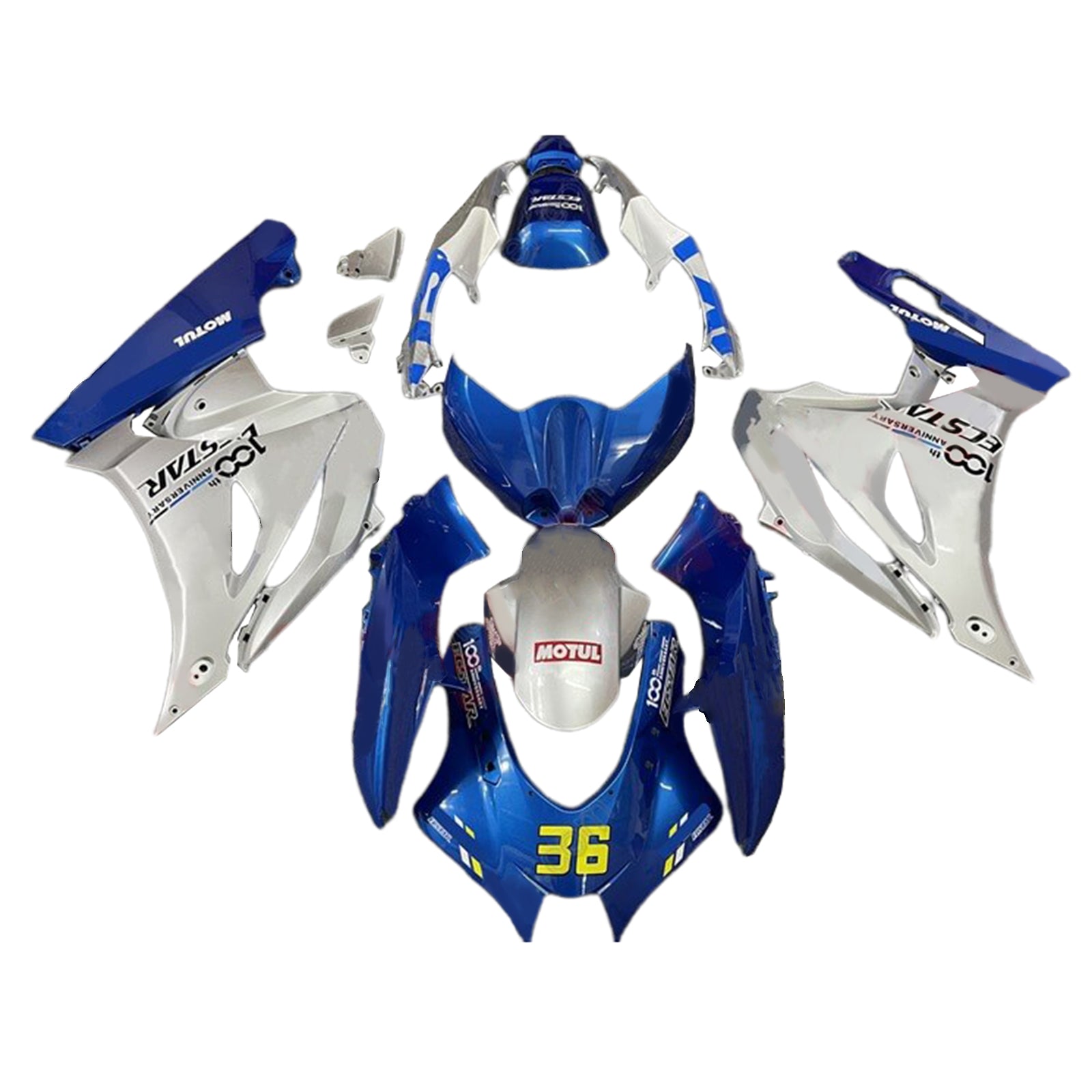 2017-2024 Suzuki GSXR1000 K17 Injection Fairing Kit Bodywork Plastic ABS #101