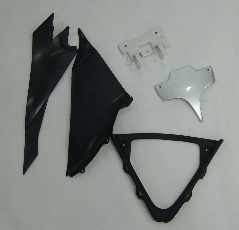 2008-2010 GSXR 600/750 Silver Bodywork Fairing ABS Injection Molded Plastics Set Generic