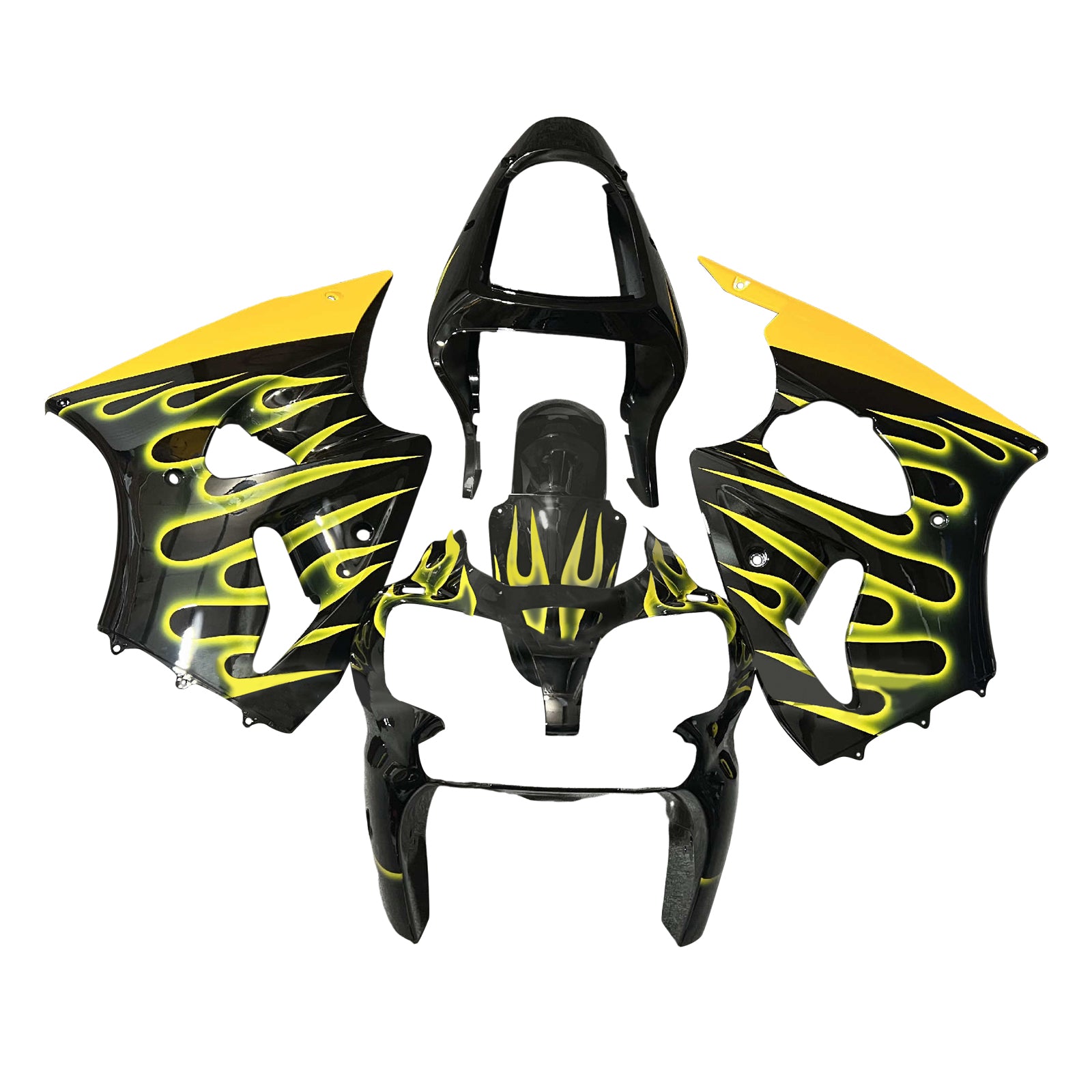 Injeksjon Fairing Kit karosseri for Kawasaki ZX6R 636 2000-2002 ZZR600 2005-2008