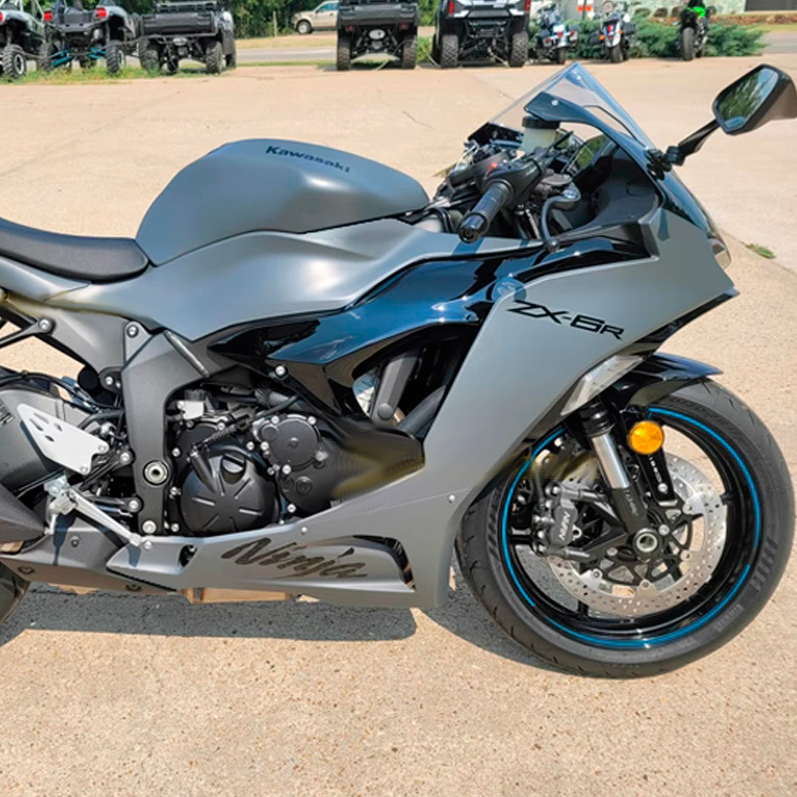 Kit carenatura iniezione carrozzeria in plastica ABS adatta per Kawasaki ZX-6R 2024-2025