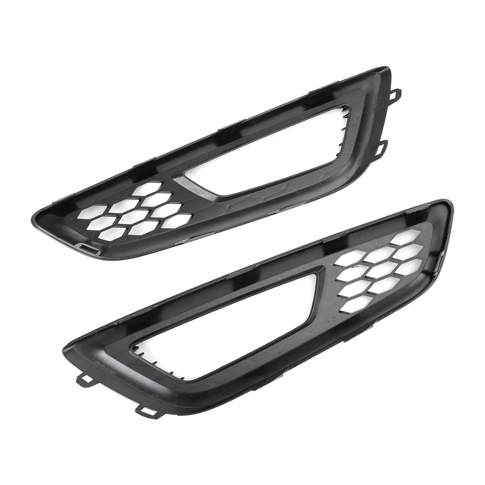 Pair Front Bumper Fog Light Lamp Cover Bezel Grill fit Ford Focus 2015-2017