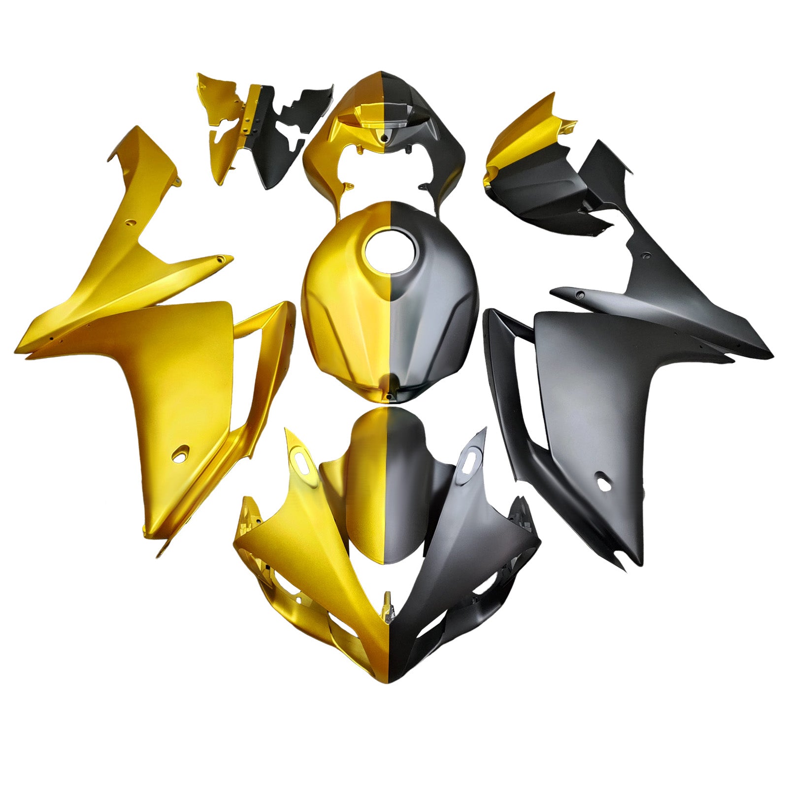 Injectiekuipset carrosserie kunststof ABS voor Yamaha YZFR1 YZF-R1 2007-2008