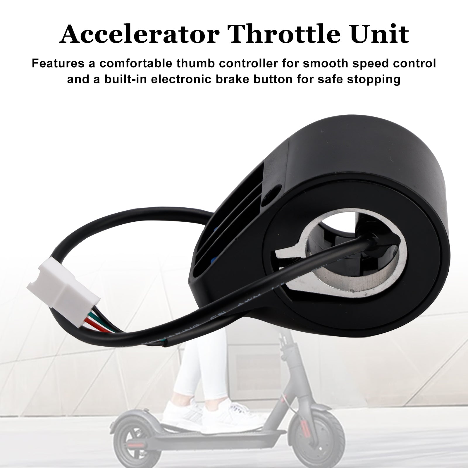 Poignée d'accélérateur pour trottinette électrique Xiaomi 4 Pro (1ère génération) bleue