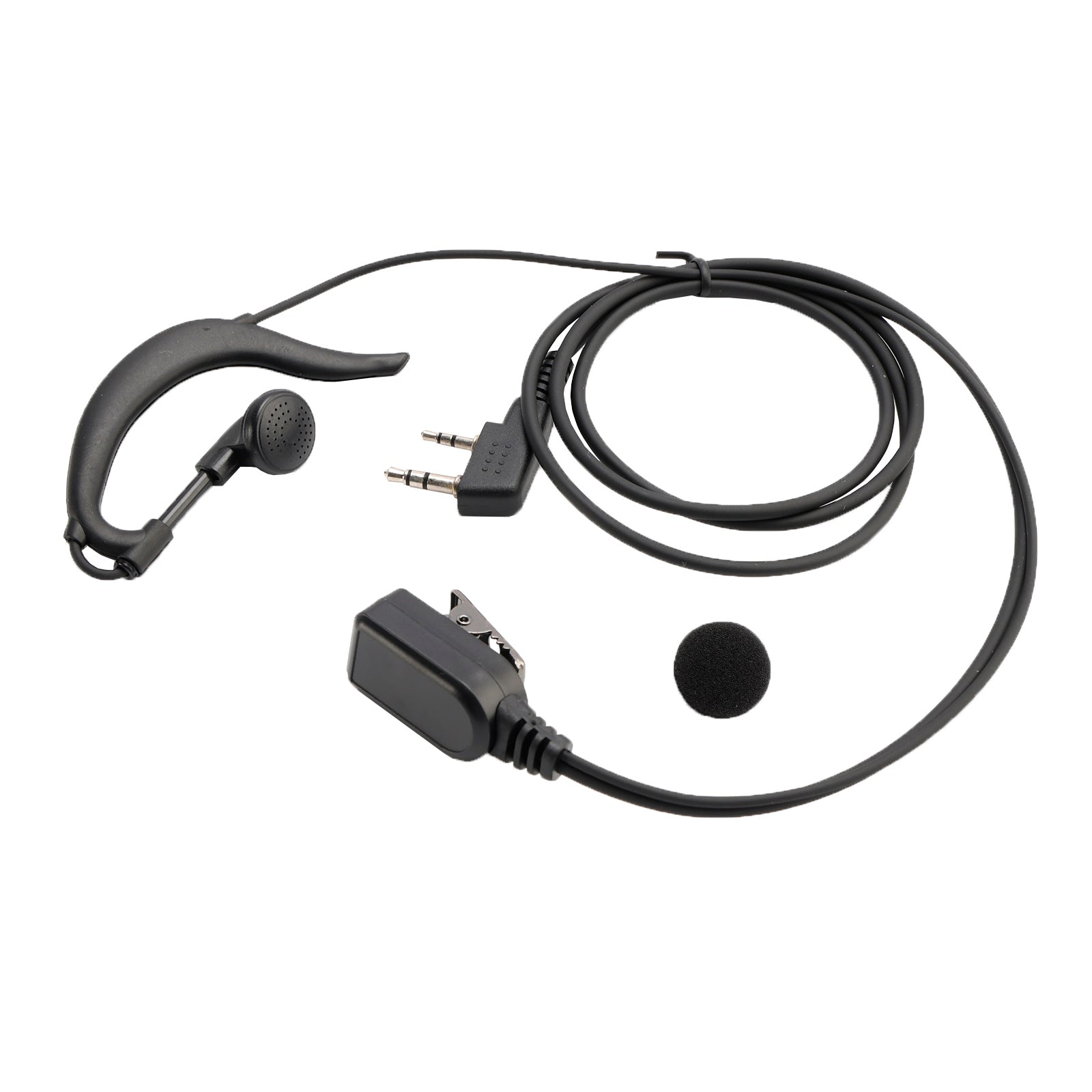 K-326-929 Earhook-headset för TK-220 TH-F6 RPV516A KG-UVD1P TG-2AT PX-666 UV-5RB