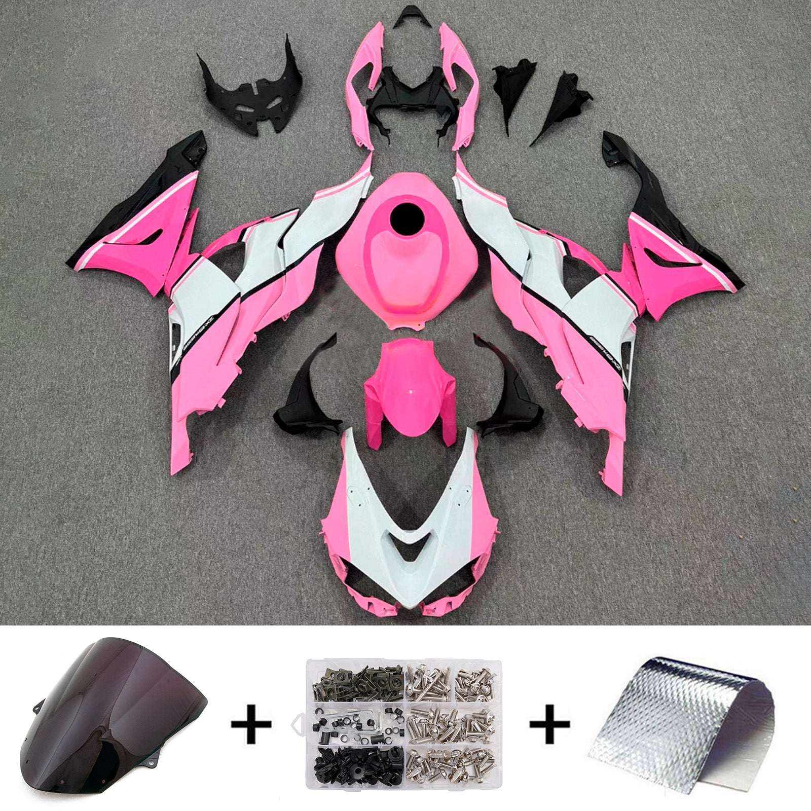 Injection Fairing Kit Bodywork Plastic ABS fit For Kawasaki ZX-6R 2024-2025