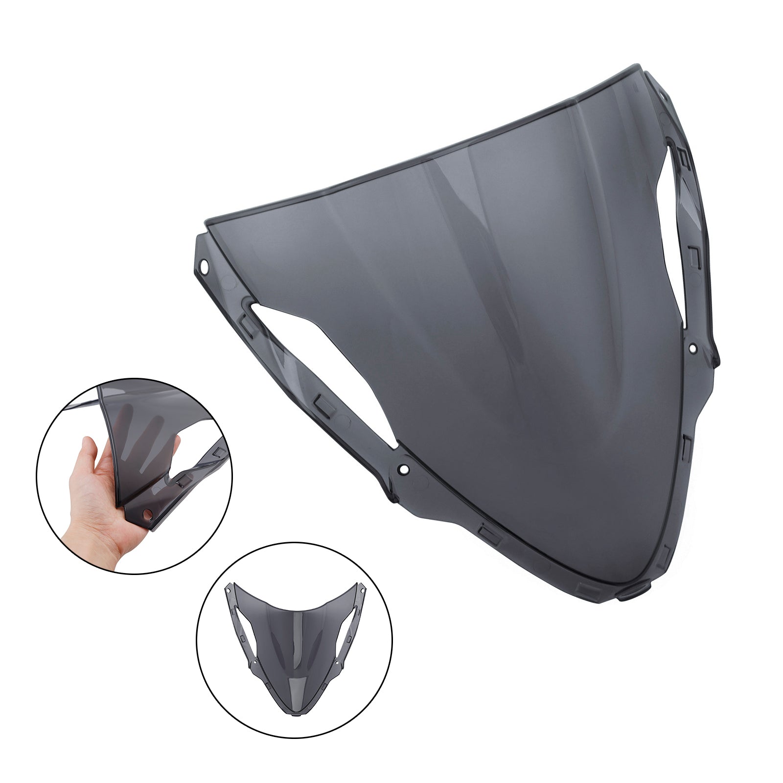 2024 Kawasaki ZX6R 636 pára -brisa de pára -brisa