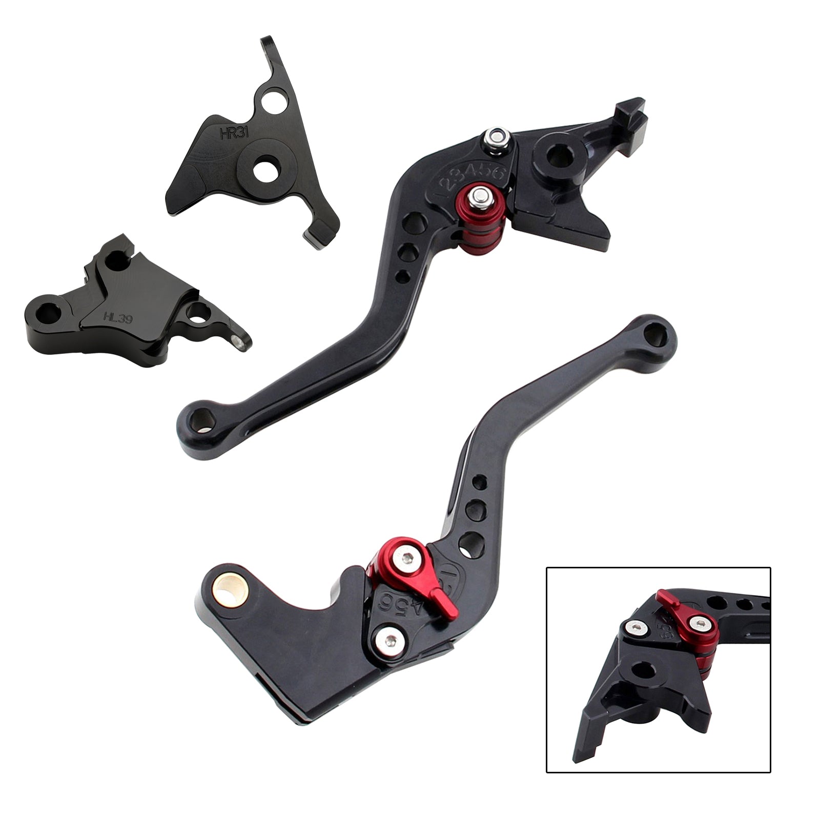 Nouveau levier de frein d'embrayage court adapté pour CFMOTO 450SS 450SR 21-23 450NK 23-24