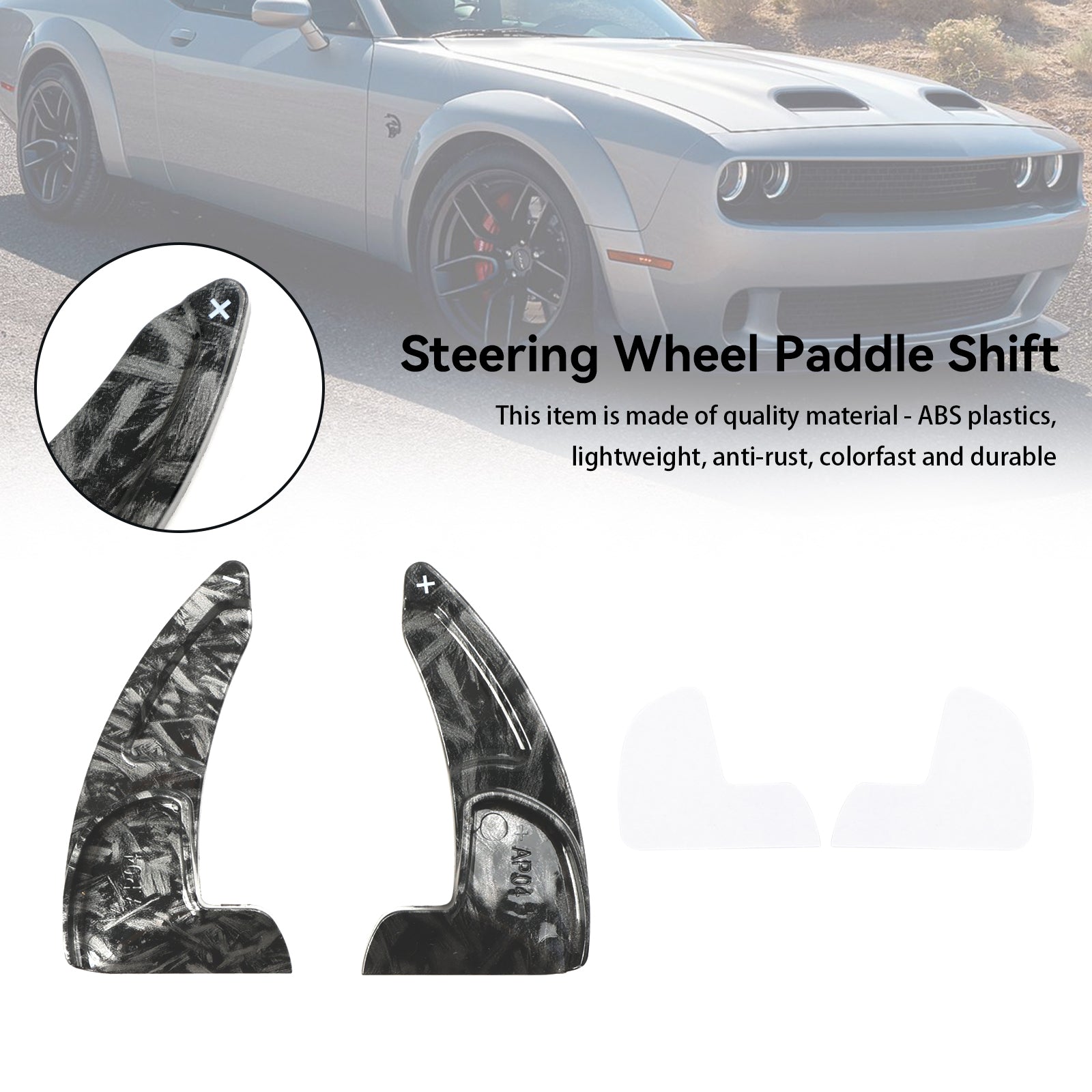 Stuurschakelpaddle Verlengstuk Versnellingspook passend voor Dodge Challenger Charger